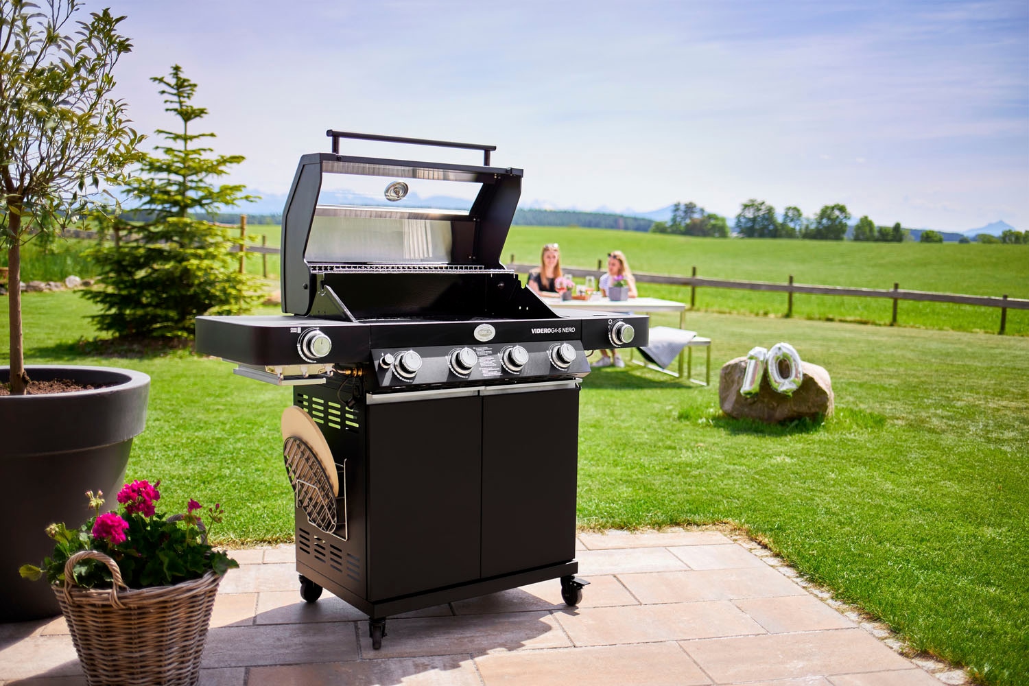 RÖSLE Grillrosthalter »VARIO, 25434«, Edelstahlhalter für VARIO Grilleinsätze, für alle VIDERO Modelle