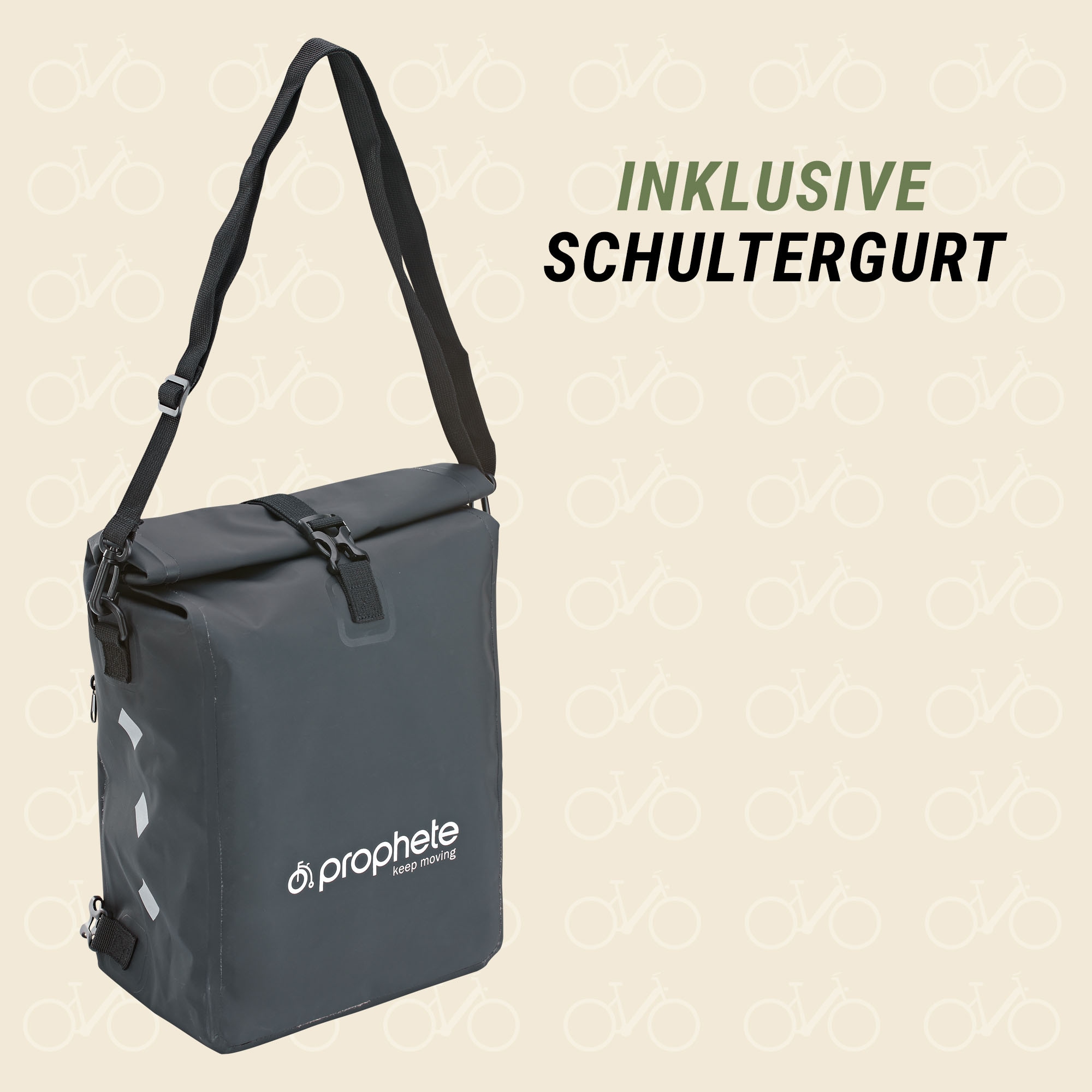 Prophete Gepäckträgertasche