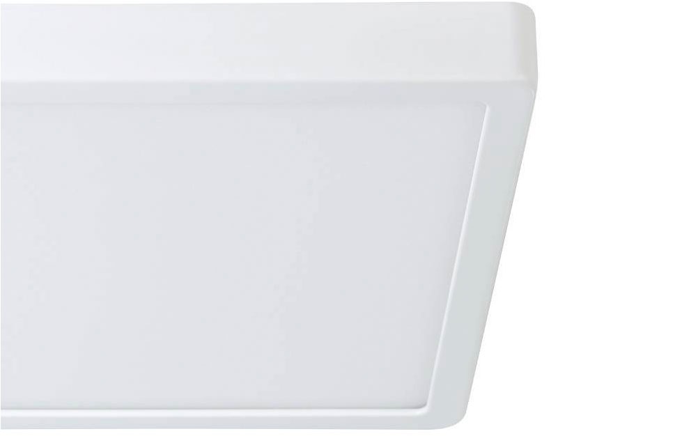 EGLO Deckenleuchte »FUEVA 5 Deckenlampe, weiß, IP44, geringe Aufbauhöhe, 20 Watt, Quadrat«, Leuchtmittel LED-Modul | LED fest integriert, Aufbauleuchte, Badezimmer, Bad-Deckenlampe, modern, 28,5x28,5x2,8cm