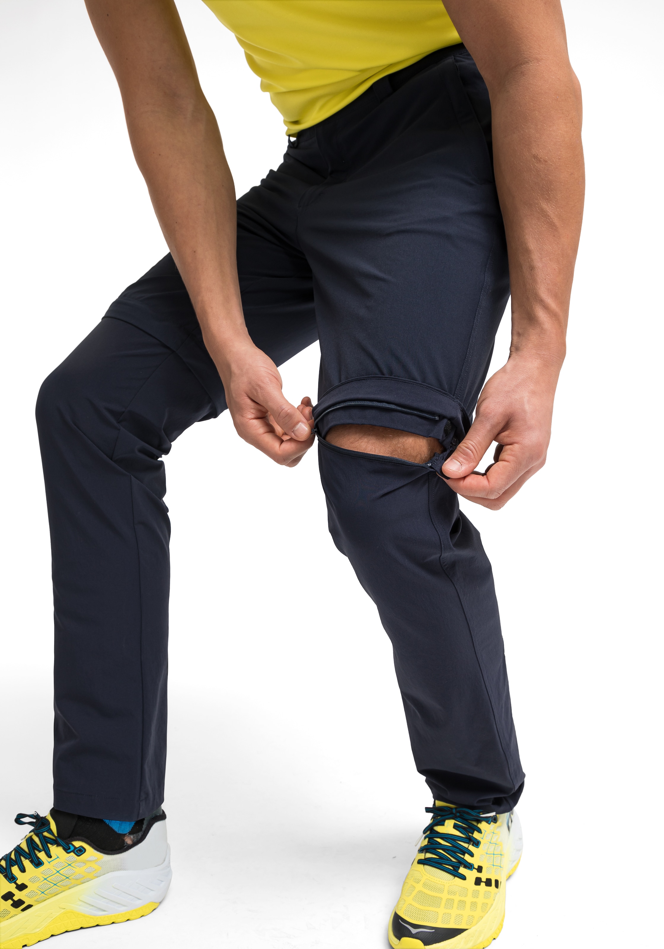 Maier Sports Funktionshose »Torid slim zip«, Herren Wanderhose, zipp-off Outdoor-Hose, 4 Taschen, Slim Fit