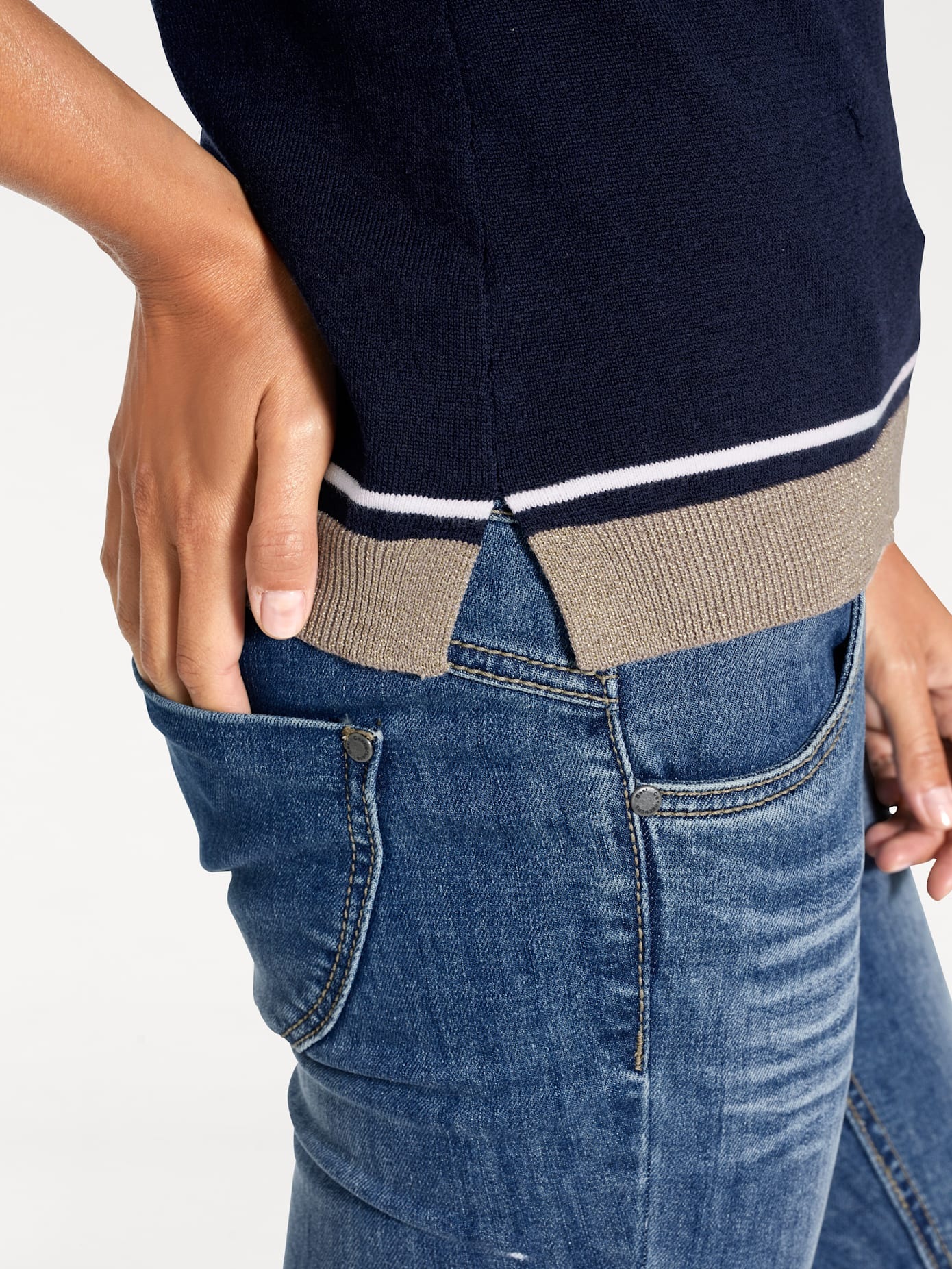 heine Rundhalspullover »Rundhals-Pullover«