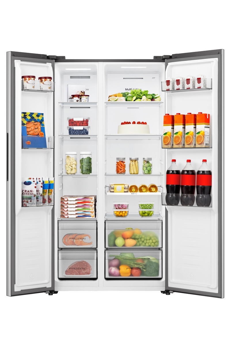 Hisense Side-by-Side »RS3P558NEIE« 178,6 cm hoch 91,1 cm breit MultiAirFlow-System