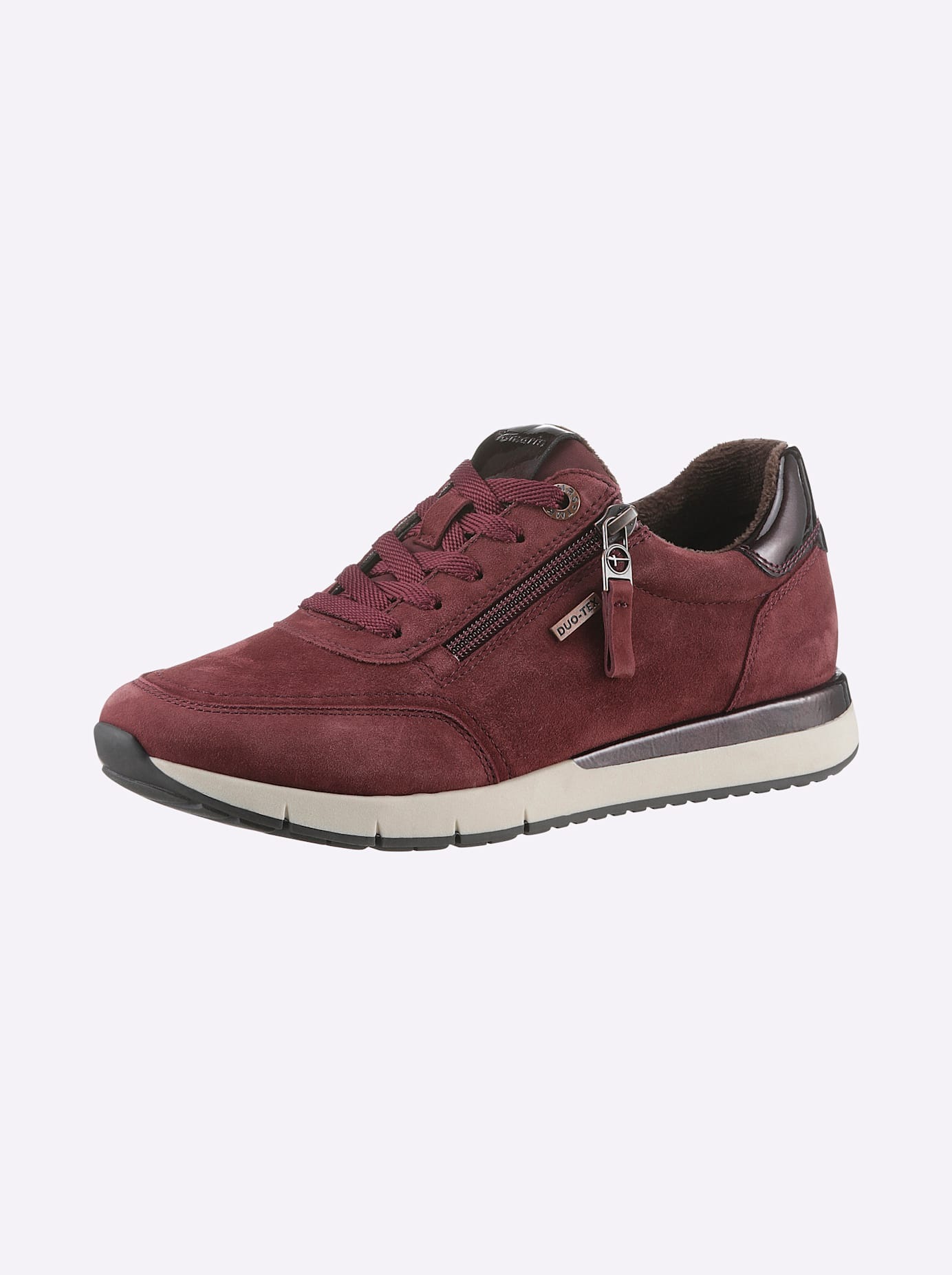Tamaris Damen Sneaker in rot, Größe 39