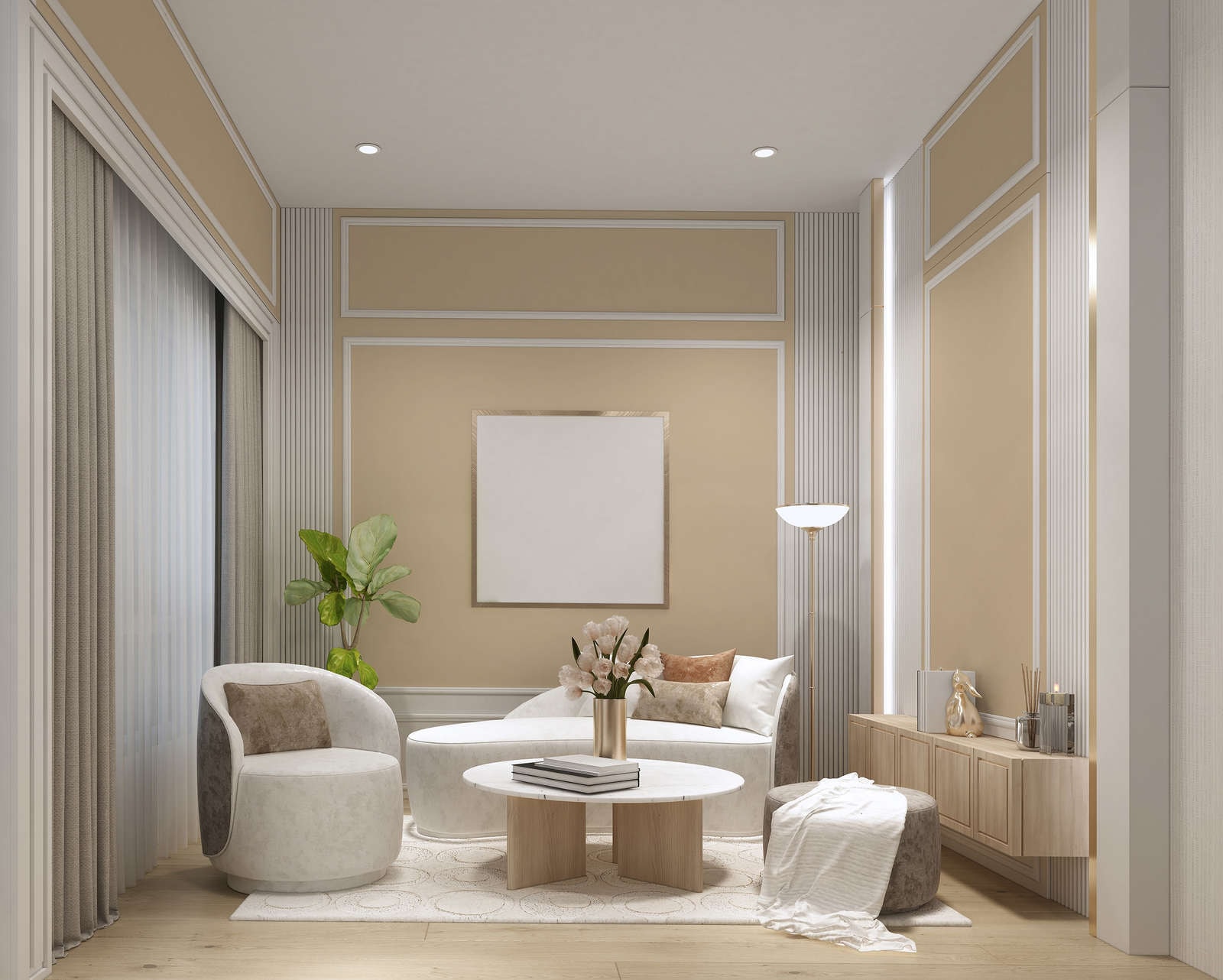 A.S. Création Wandfarbe »Premium Innenwandfarbe PURO Tuchmatt smooth saffron« ideal für Wohnzimmer, Schlafzimmer, Flur und Küche, Farbwelt Orange