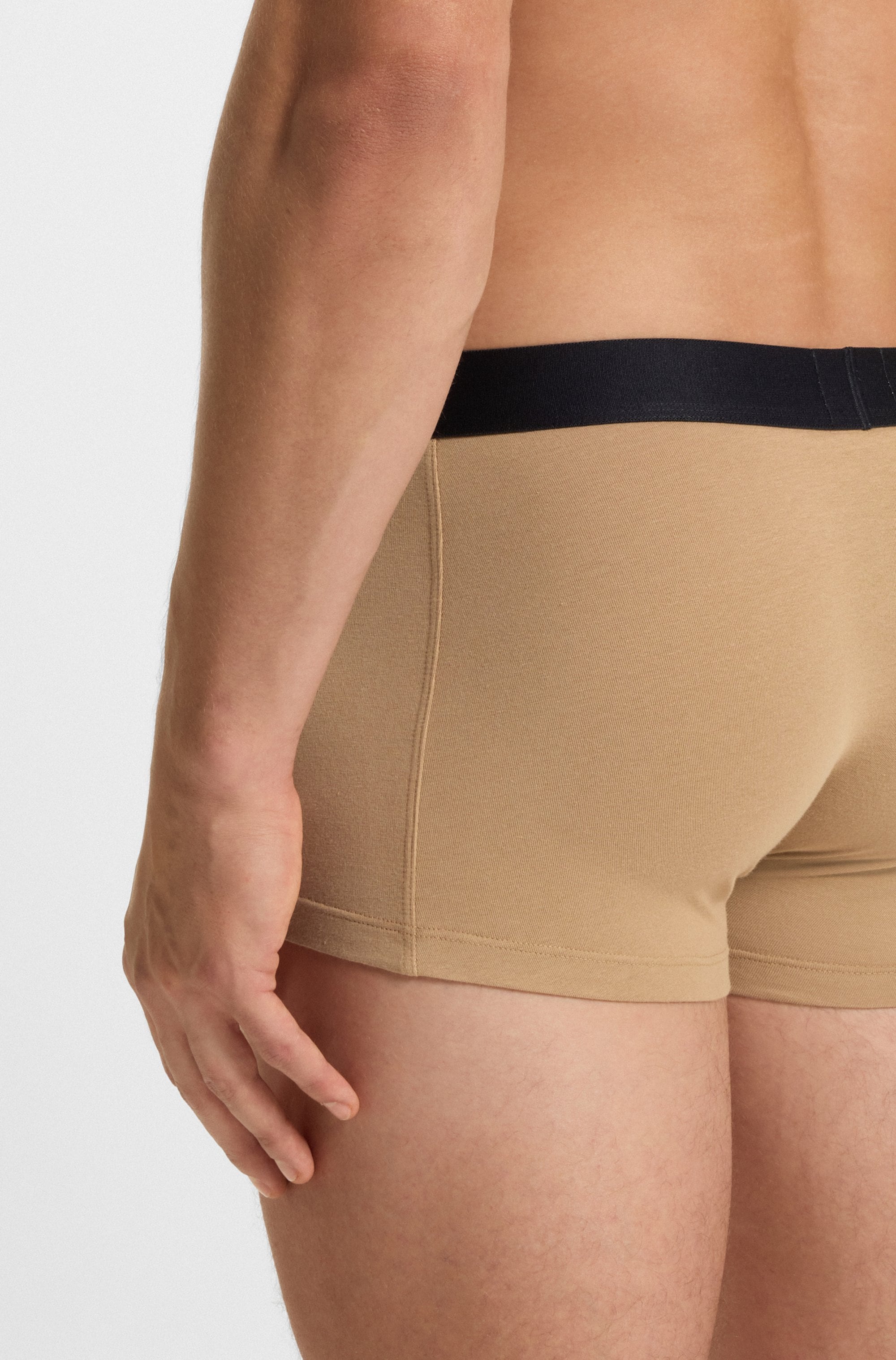 BOSS Trunk »3P Trunk BOSS ONE«, mit unifarbenen Bund