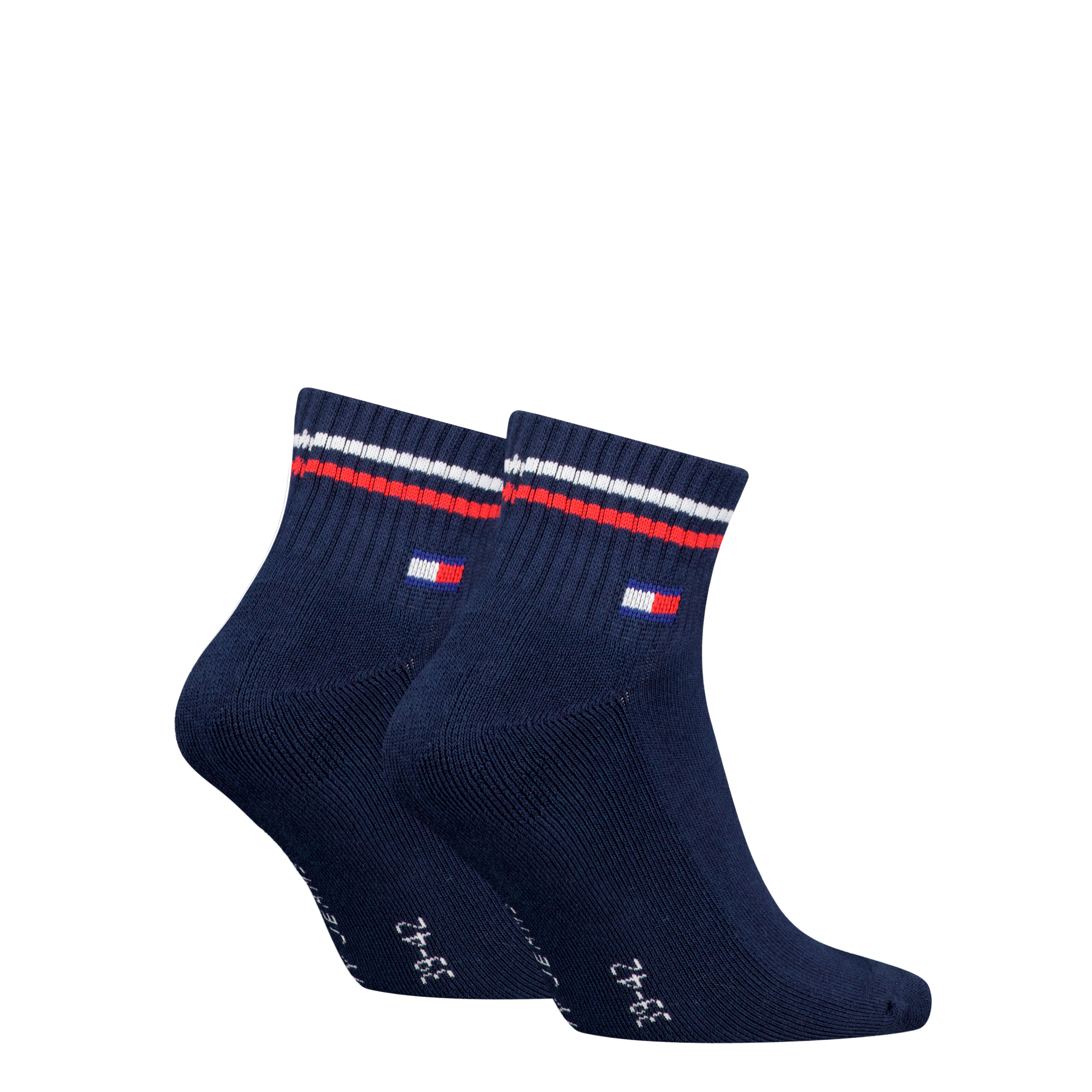 Tommy Hilfiger Kurzsocken »TH UNI TJ QUARTER 2P ICONIC« 2 Paar,  Half-Terry-Sohle für zusätzlichen Komfort