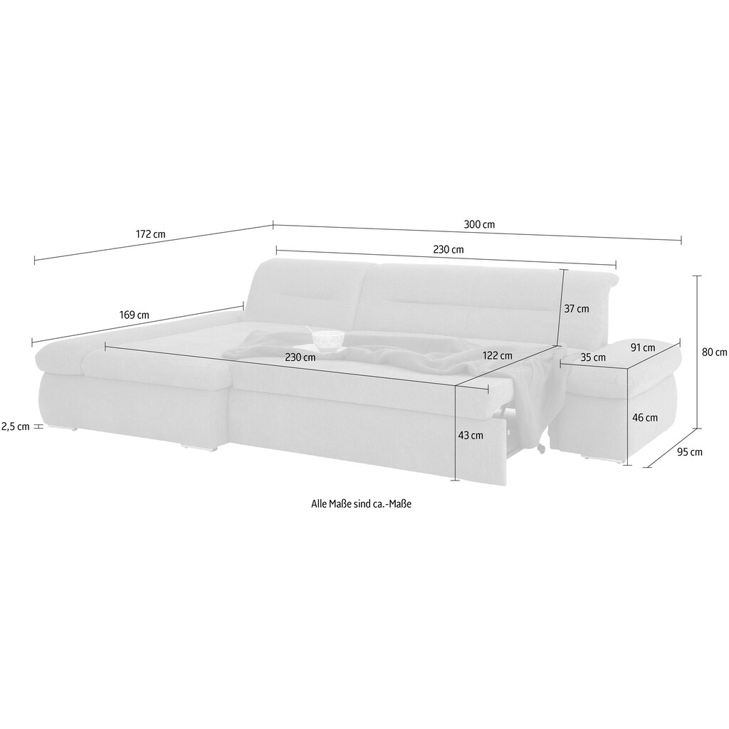 INOSIGN Ecksofa »Avesa L-Form«