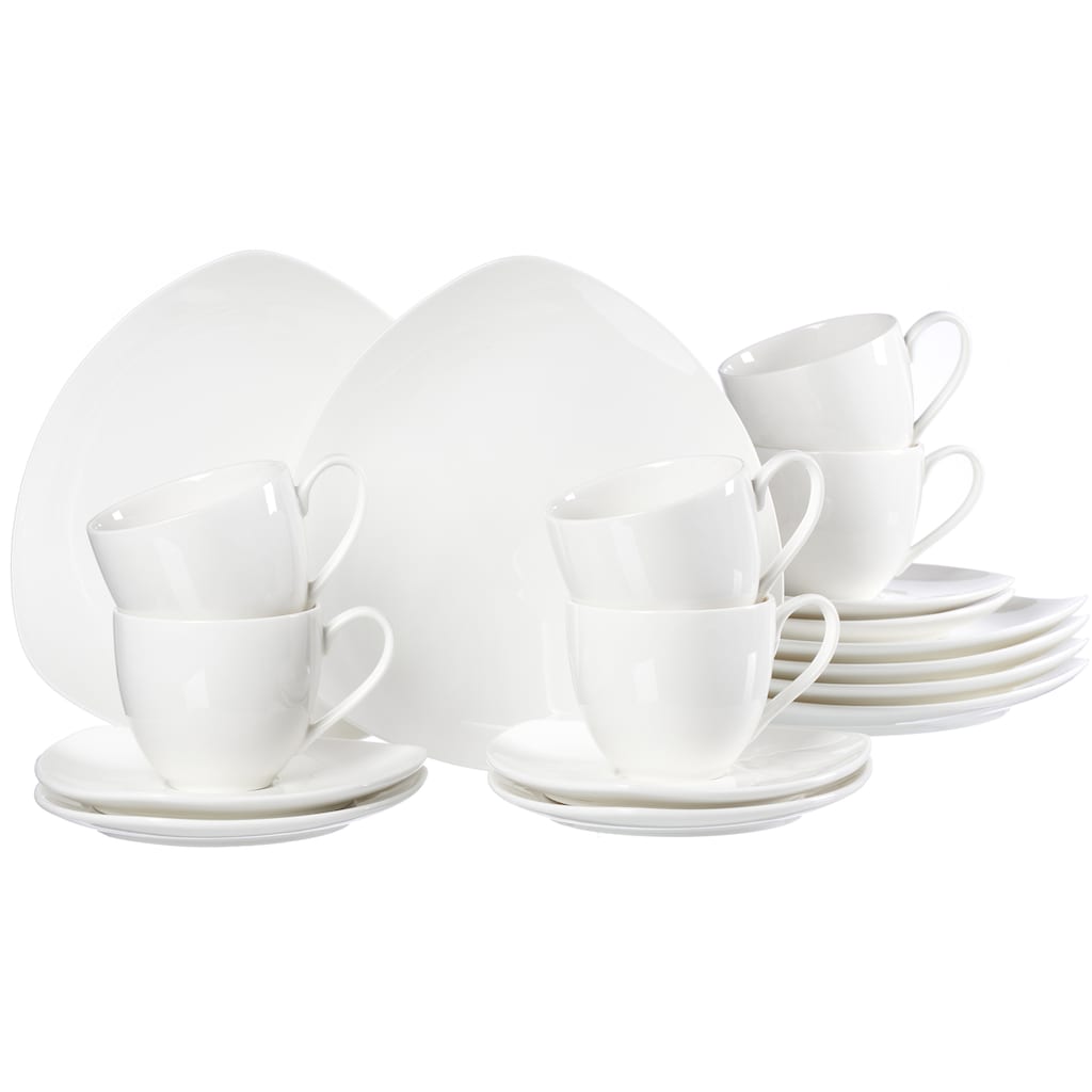 Ritzenhoff & Breker Kaffeeservice »Geschirr-Set, Service Triangolo«, (Set, 18 tlg.)