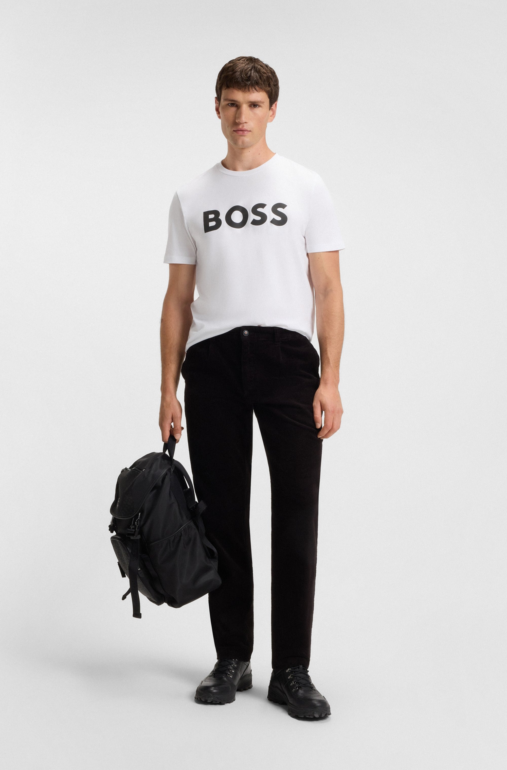 BOSS ORANGE T-Shirt »Thinking«, mit großem BOSS Druck auf der Brust
