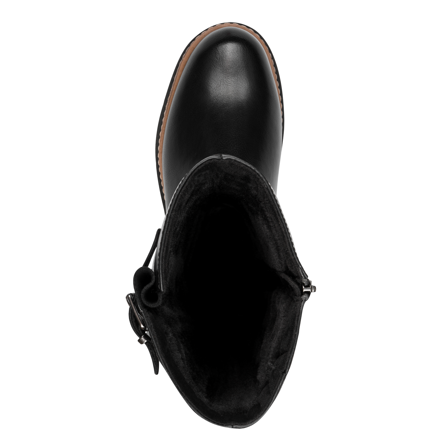 MARCO TOZZI Winterstiefel  , Blockabsatz, Langschaftstiefel mit Zierschnallen