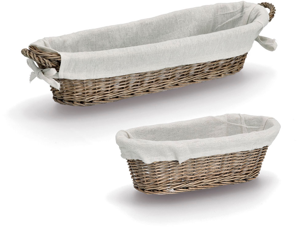 Brotkorb »Baguette«, (Set, 2 tlg.), Stylisch im Landhausstil