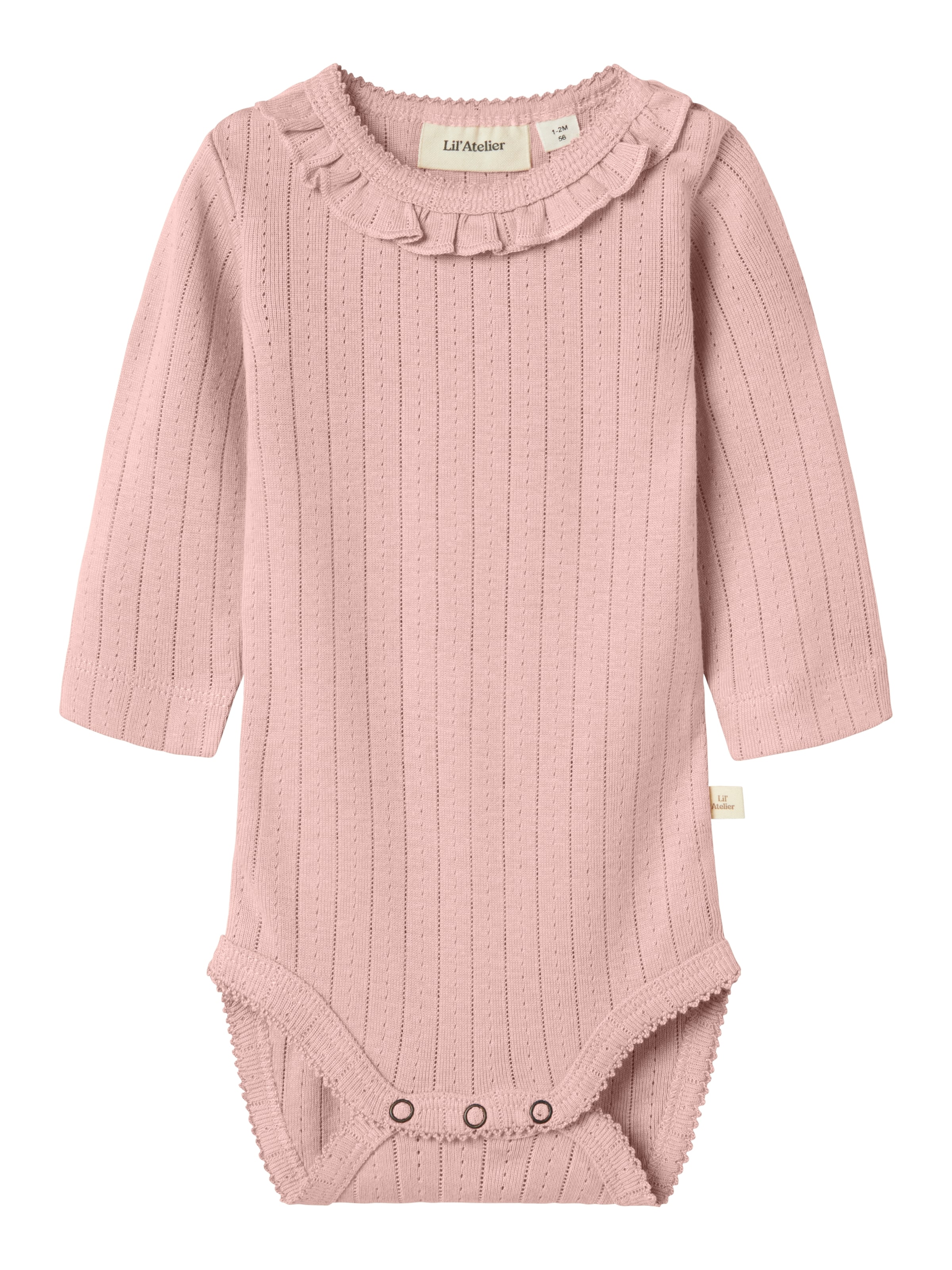 Lil' Atelier Langarmbody »NBFRACHEL NIS LS SLIM BODY LIL NOOS« mit Rüschen