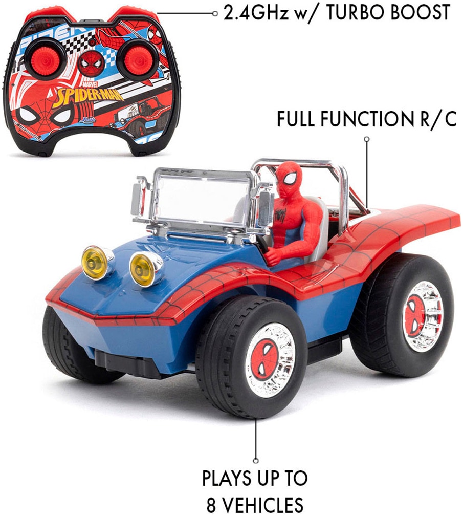 JADA RC-Buggy »Marvel Spider-Man RC Buggy, 1:24, 2,4GHz«