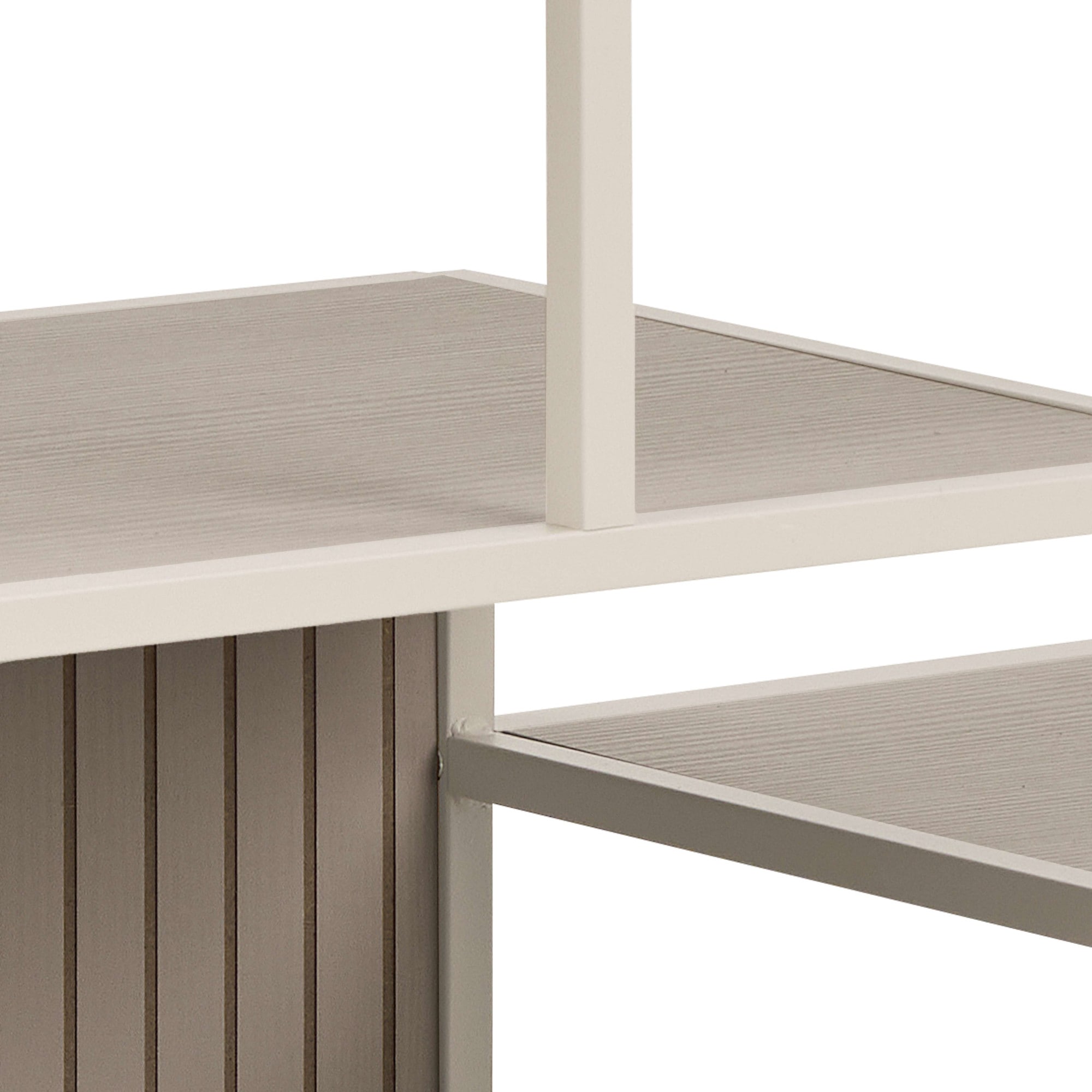 ACTONA GROUP Bücherregal »Seaford - Mehrzweckregal & Raumteiler, modern, Metall« 114x35x78 cm,  Asymmetrisch, stabil & viel Stauraum, zeitloses Design, 6 Regalböden