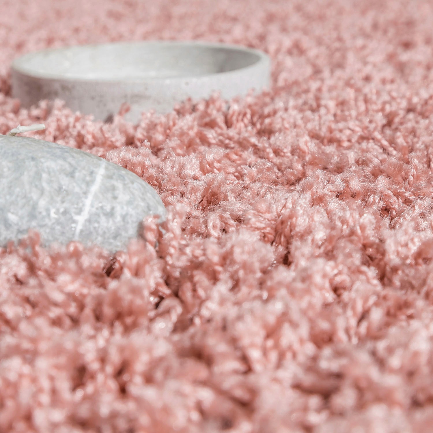 Paco Home Teppich »Twister 500«, rechteckig, 44 mm Höhe, Uni Hochflor Shaggy mit hoher Fadendichte