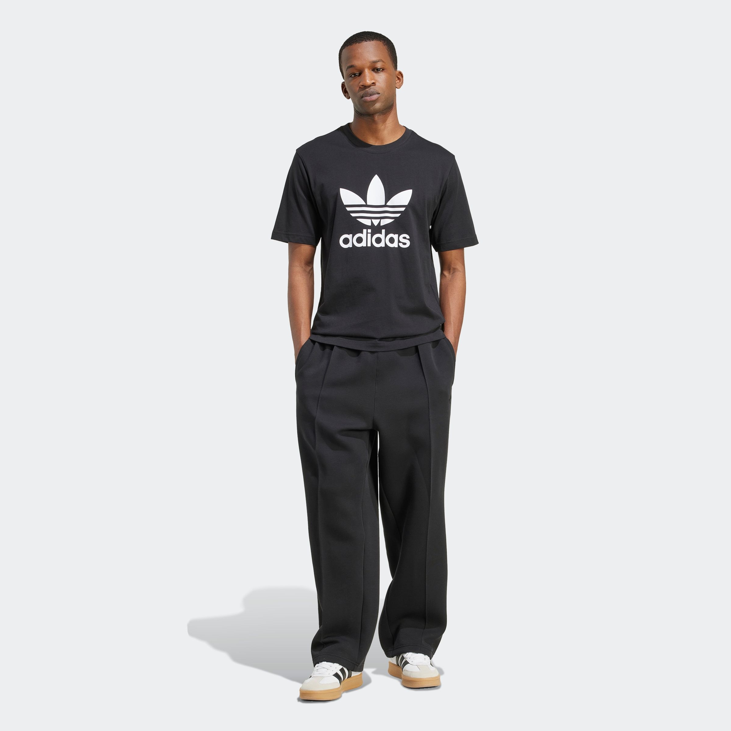 adidas Originals T-Shirt »TREFOIL T-SHIRT«, Basic Shirt mit großem Trefoil Logoprint