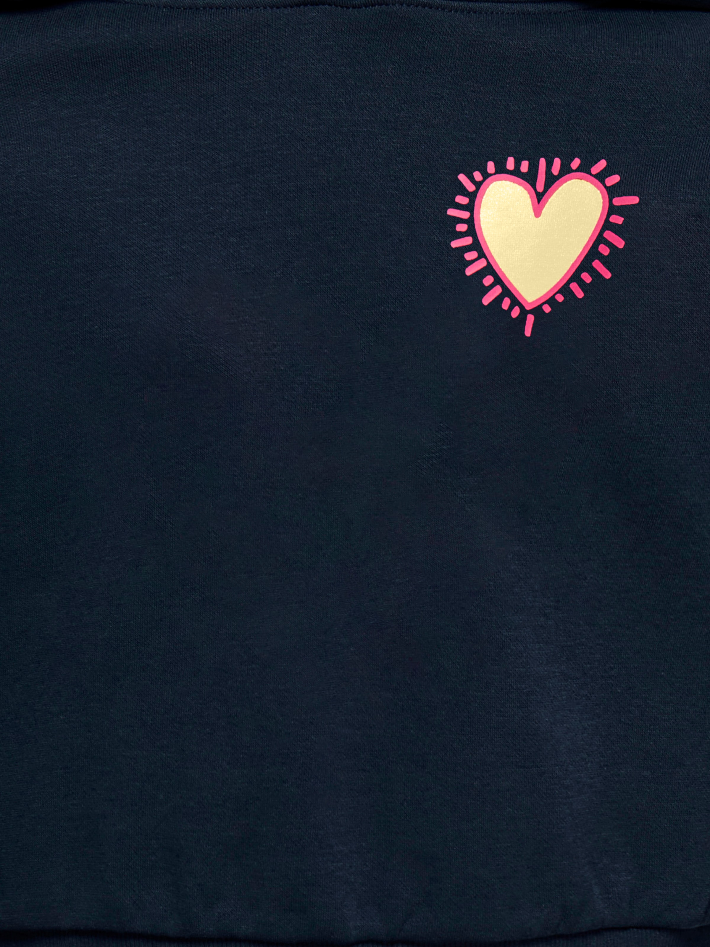 KIDS ONLY Kapuzensweatshirt »KOGCOOPER LIFE LOV E LS HOOD FR SWT«, Baumwollmischung, regular fit
