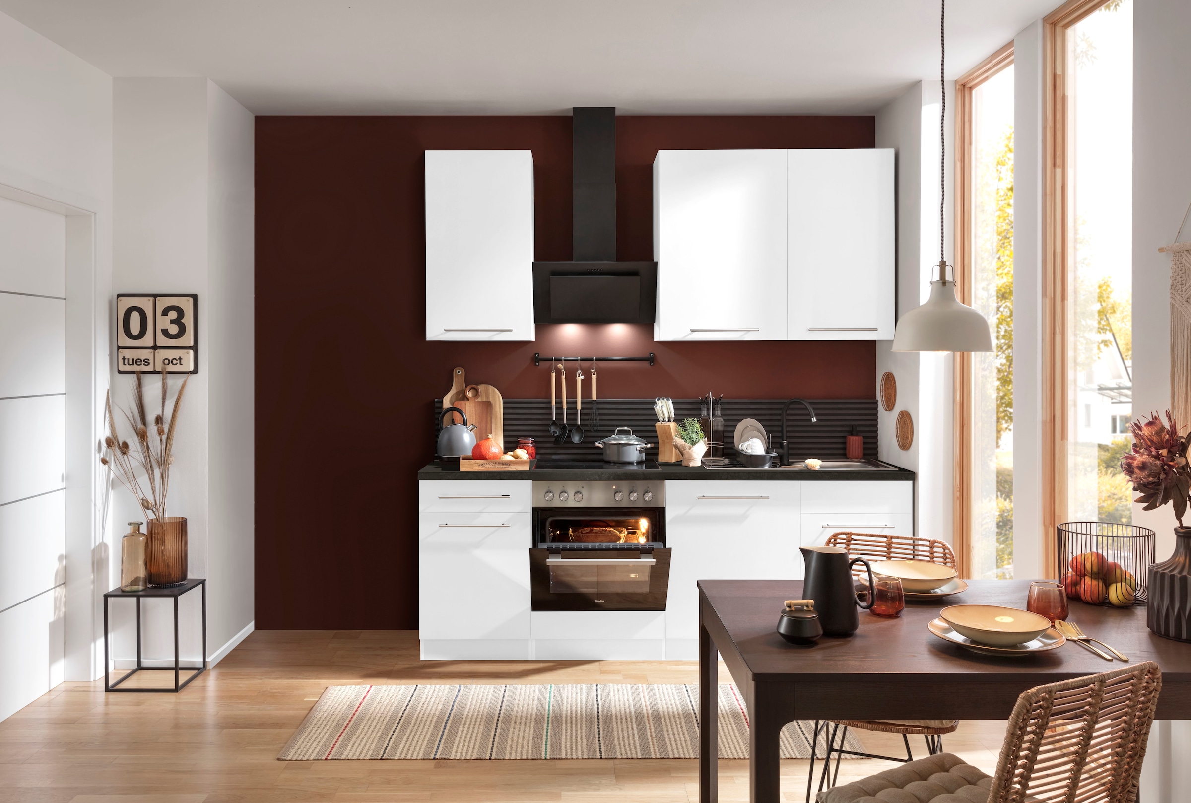 wiho Küchen Küchenzeile »Unna«, ohne E-Geräte, Breite 220 cm bestellen bei  OTTO