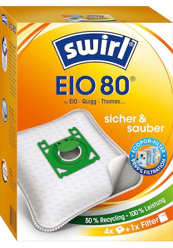 Staubsaugerbeutel »EIO 80 für EIO, Koenic und Quigg«, (Packung), 4er- Pack