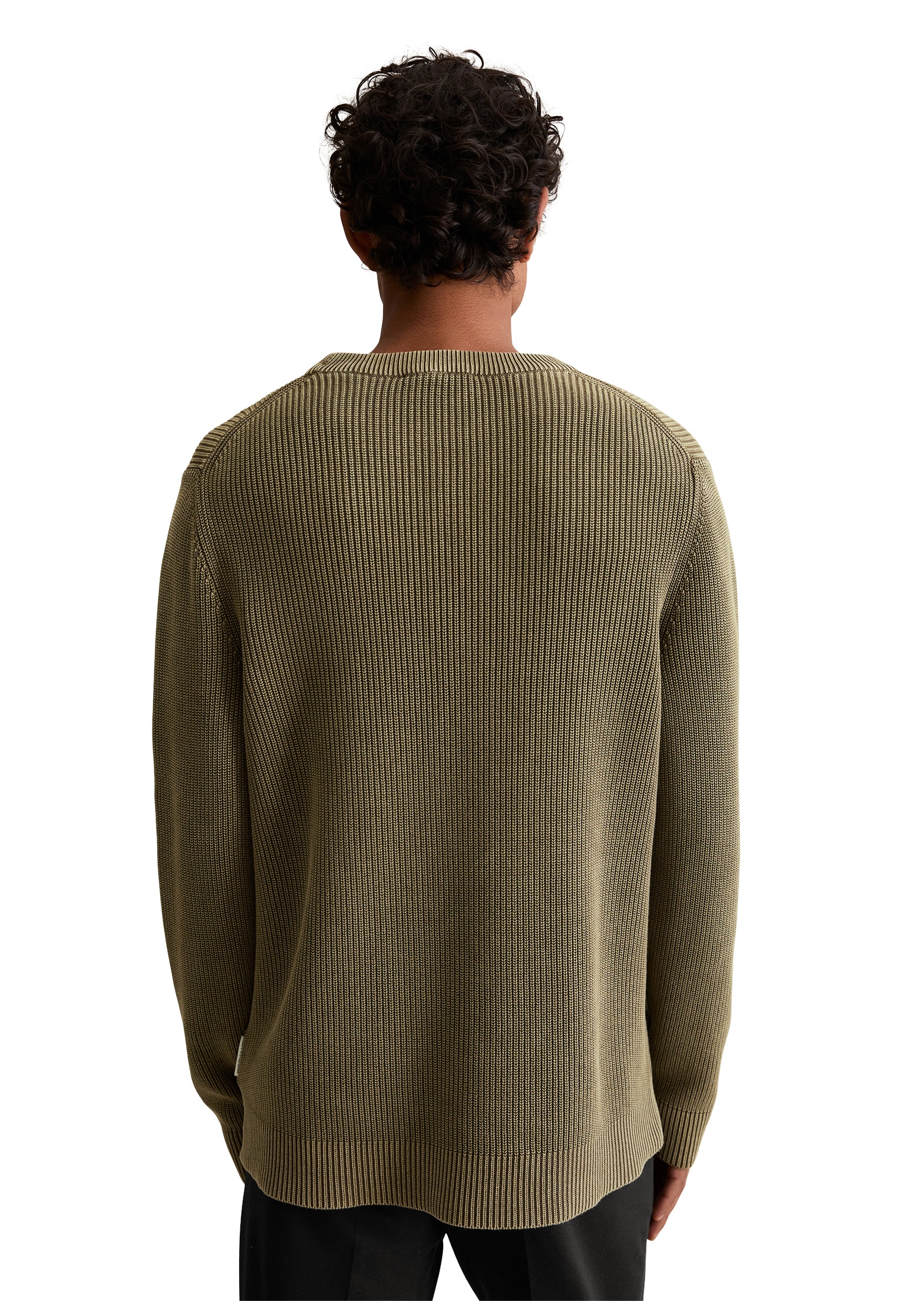 Marc O'Polo DENIM Rundhalspullover »loose fit mit speziellem Farbeffekt«