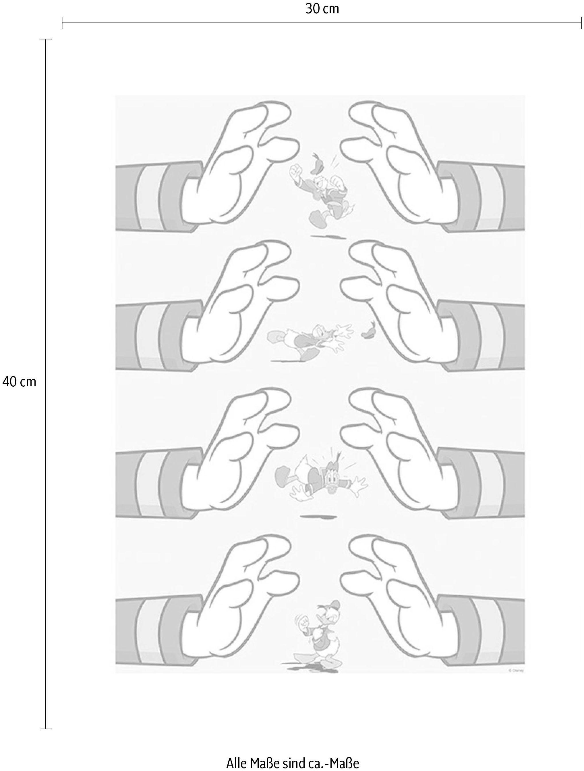 Komar Bild »Donald Duck Hands« Disney 1 Stk. tlg. Wandbild zur Dekoration im Kinderzimmer - ohne Rahmen