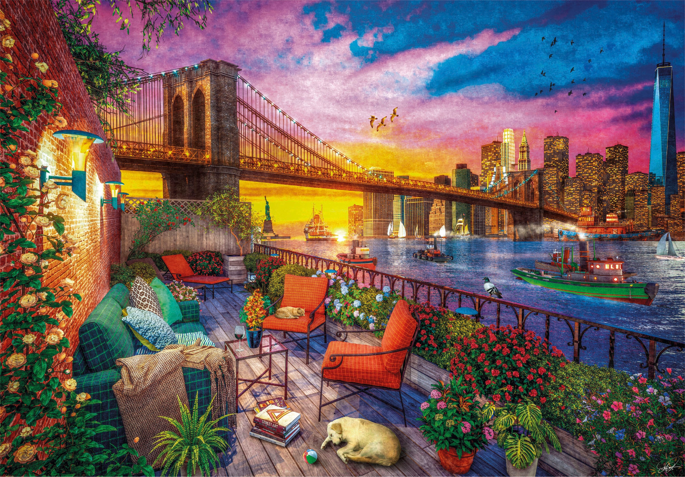 Clementoni® Puzzle »High Quality Collection, Sonnenuntergang über Manhattan«, Made in Europe