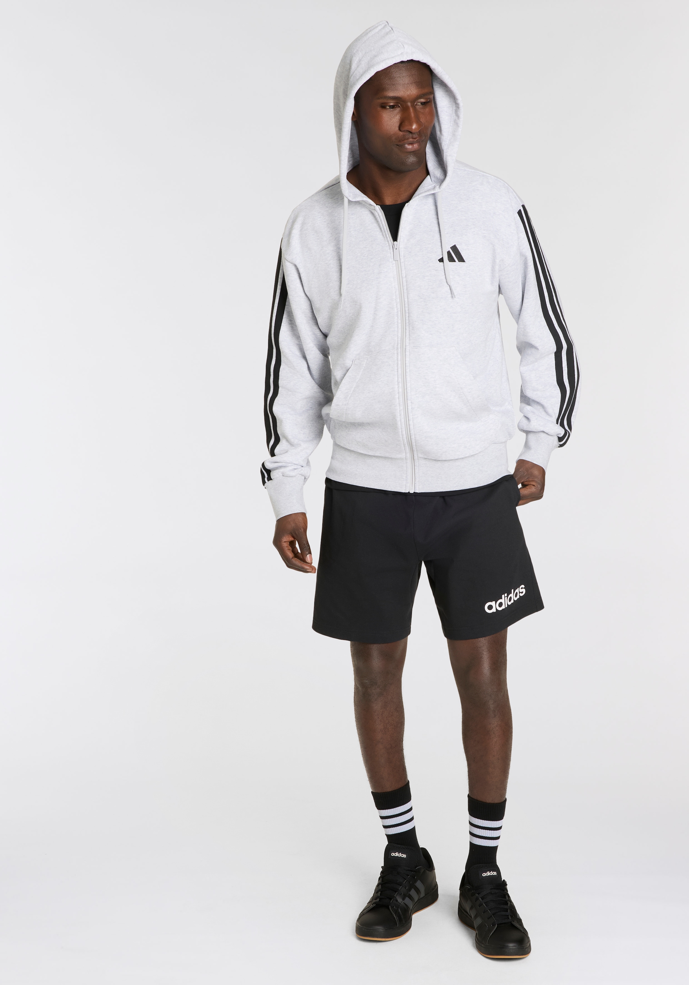 adidas Sportswear Kapuzensweatshirt »M 3S FT FZ HD«
