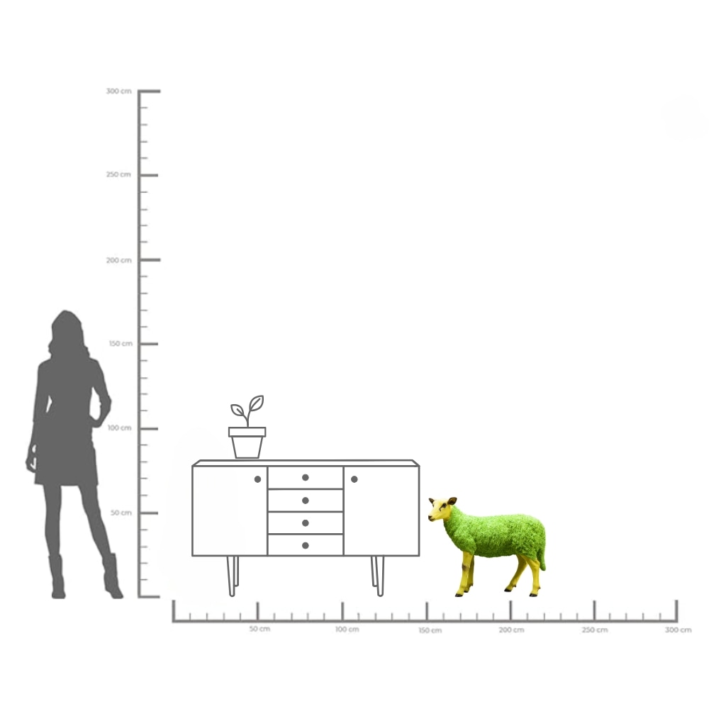 Kare Design Dekofigur »Sheep Colore Green«