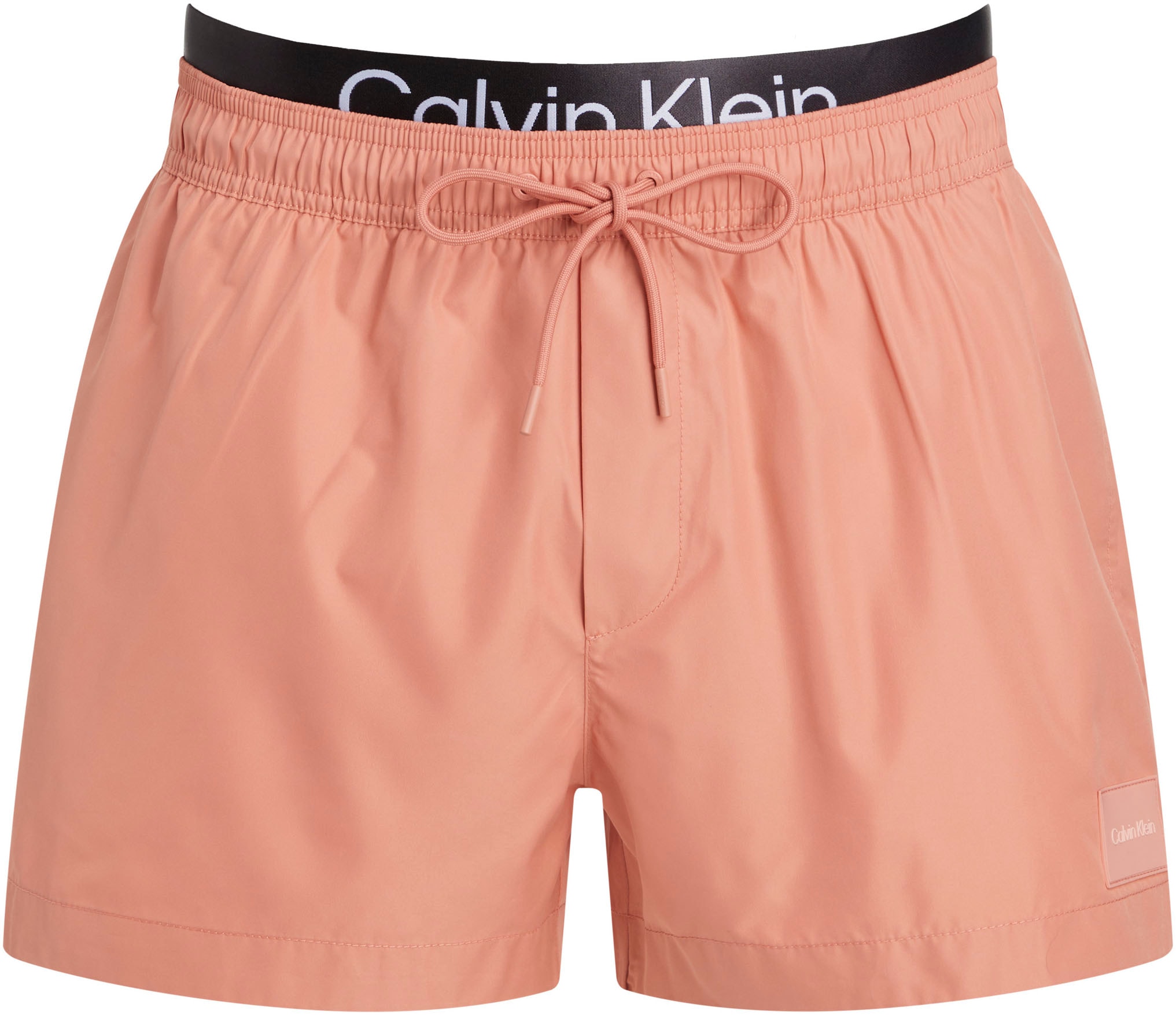Calvin Klein Swimwear Badeshorts »SHORT DOUBLE WB«, mit doppeltem Bund