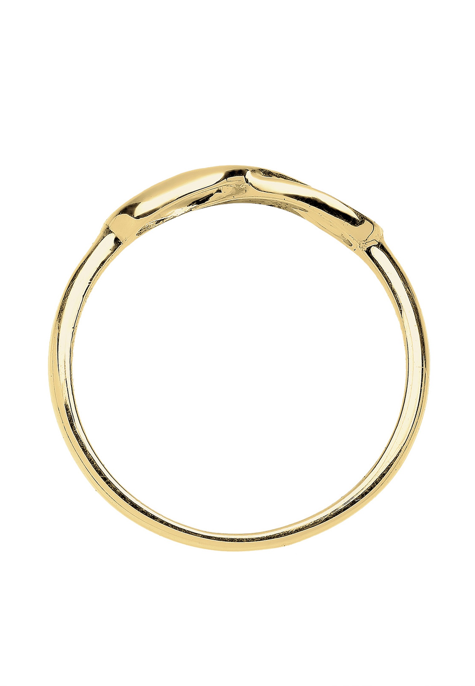 Elli Premium Silberring »Ring Infinity 375 Gelbgold«