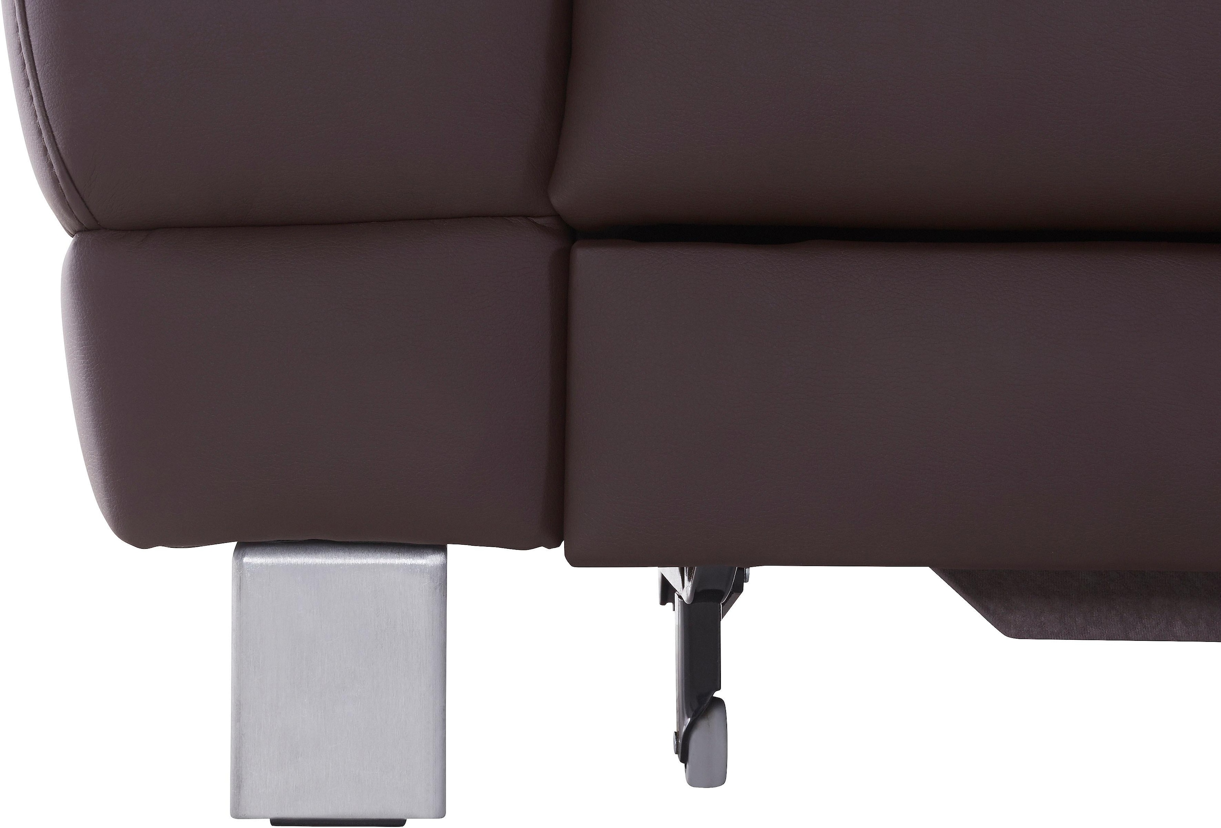 exxpo - sofa fashion Ecksofa »Mantua 2, inkl. Kopf- bzw. Rückenverstellung, bequem, L-Form«, wahlweise mit Bettfunktion und Bettkasten, tolle Verarbeitungsdetails