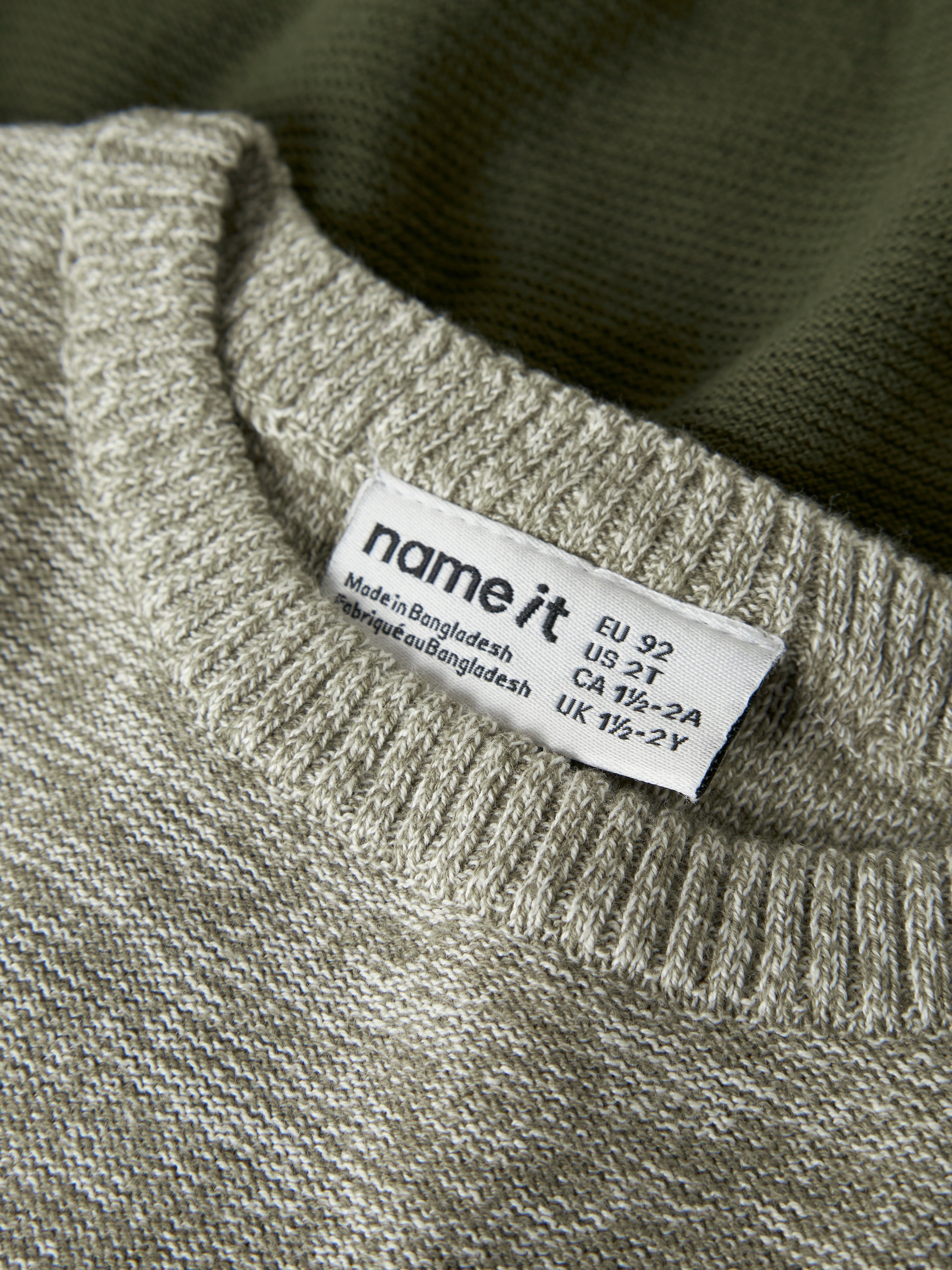Name It Rundhalspullover »NMMVOHAN LS KNIT« Baumwolle, regular fit