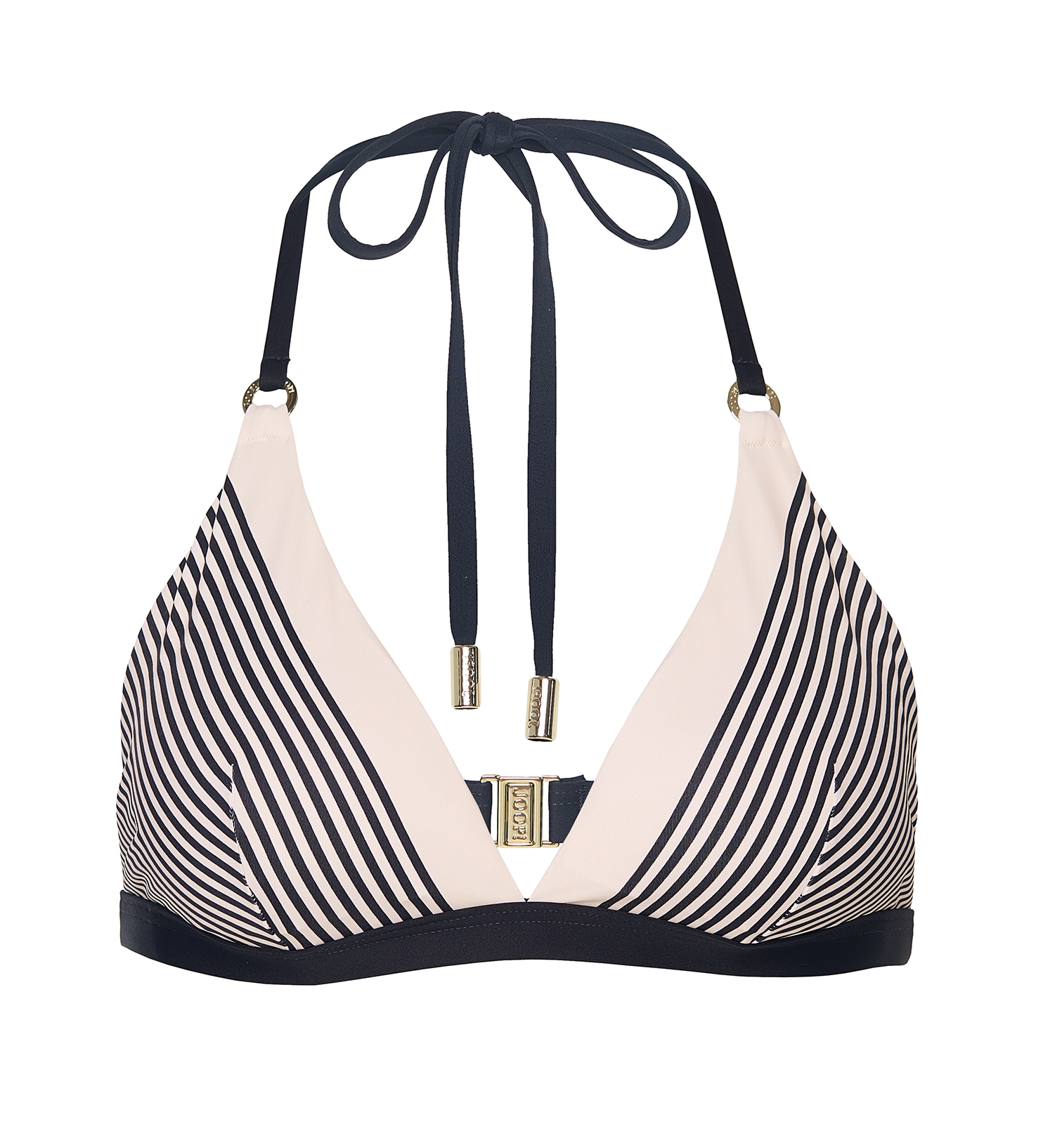 JOOP! Triangel-Bikini-Top »Stripes«, Träger zum Binden, Streifen-Design