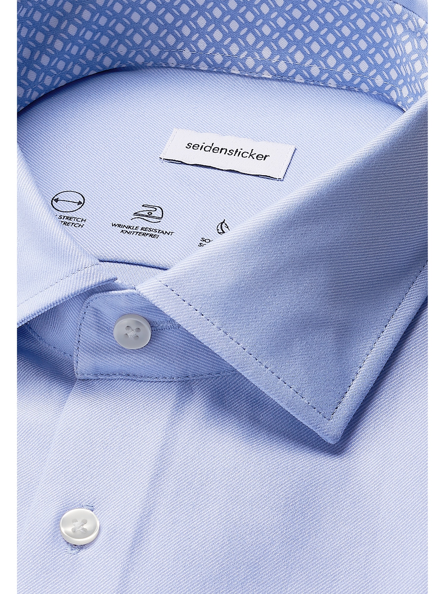 seidensticker Businesshemd »Schwarze Rose«, Slim 1/1 Kentkragen Uni