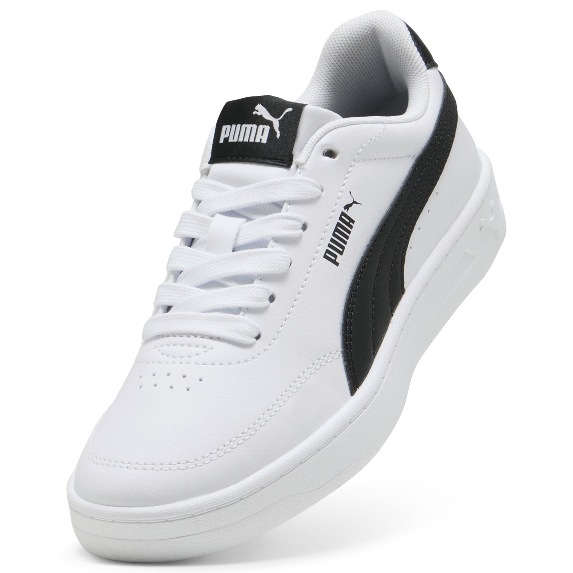 PUMA Sneaker »COURT CLASSIC CLEAN JR«  mit Gummilaufsohle, mit leichtem Profil, Obermaterial aus Synthetik