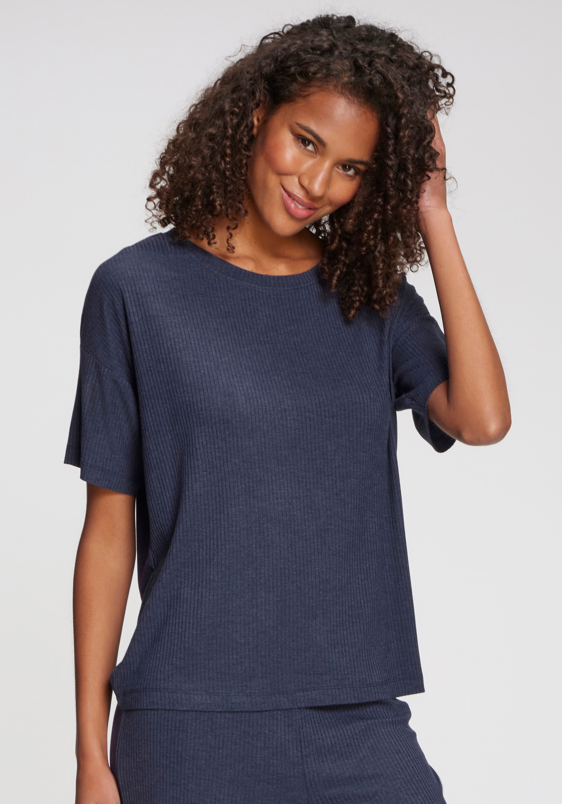 s.Oliver T-Shirt, Aus weicher Rippqualität