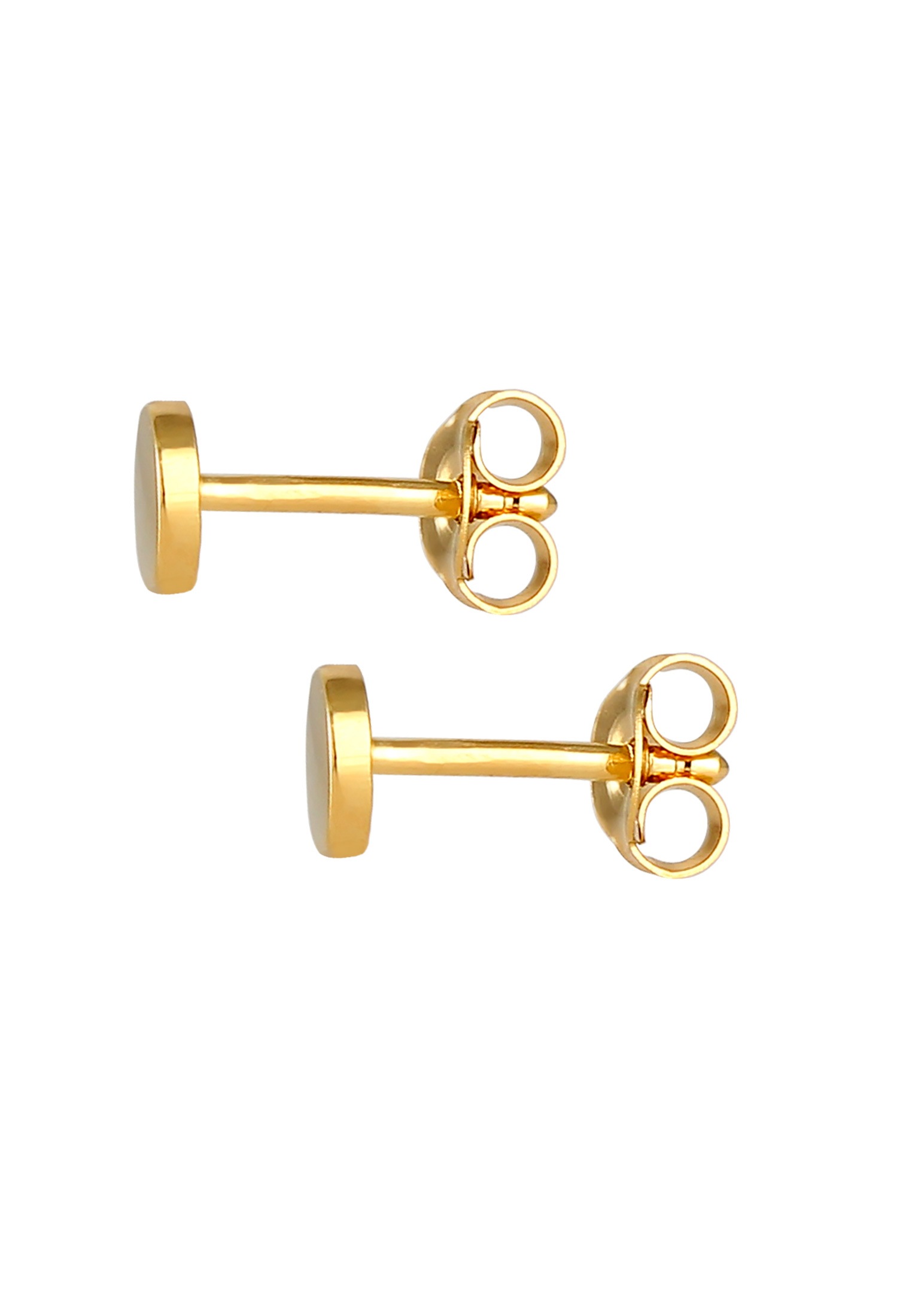 Elli Paar Ohrstecker »Ohrringe Kreis Basic Rund Matt 925 Silber«