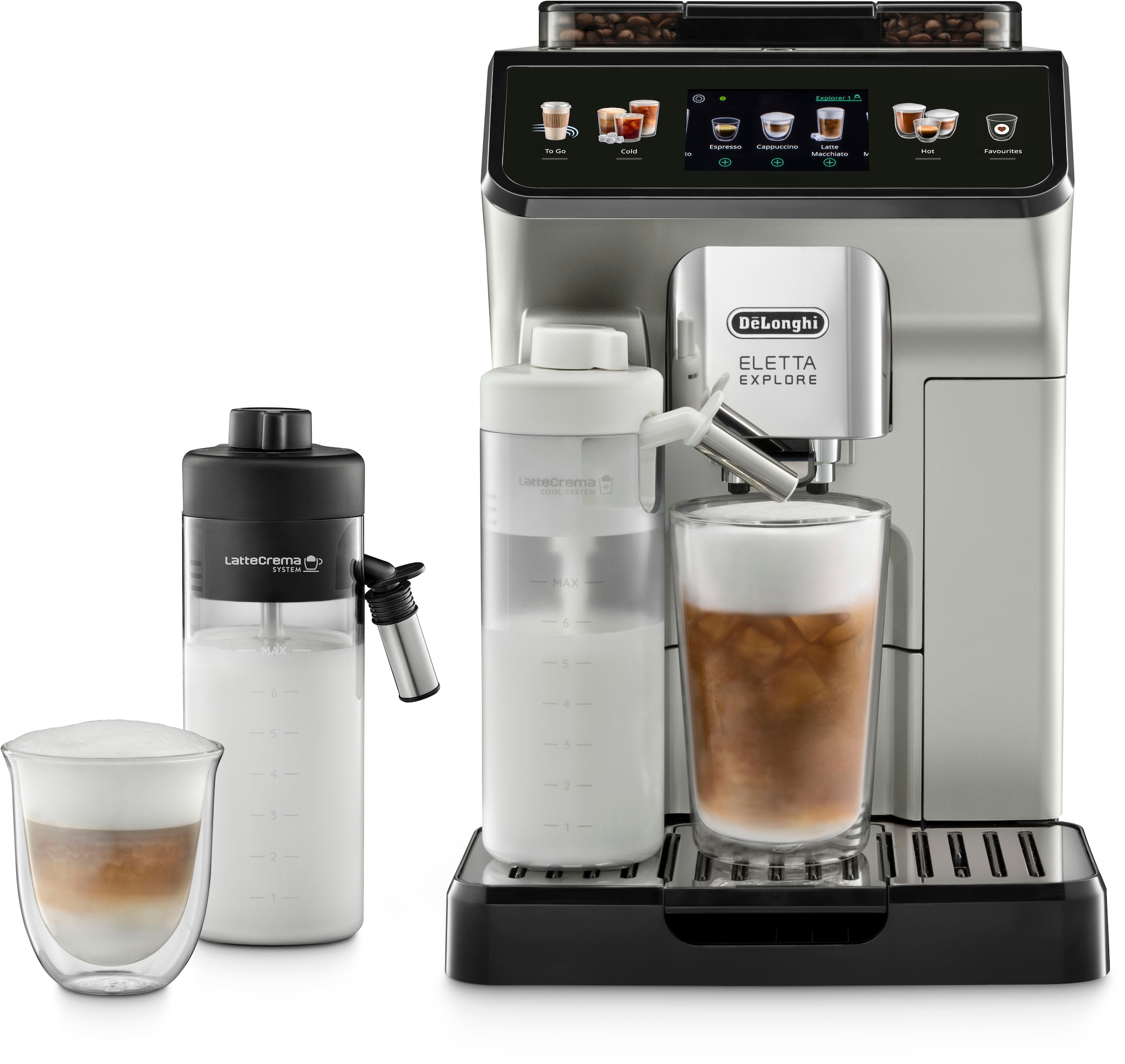 De'Longhi Kaffeevollautomat »Eletta Explore ECAM450.55.S«