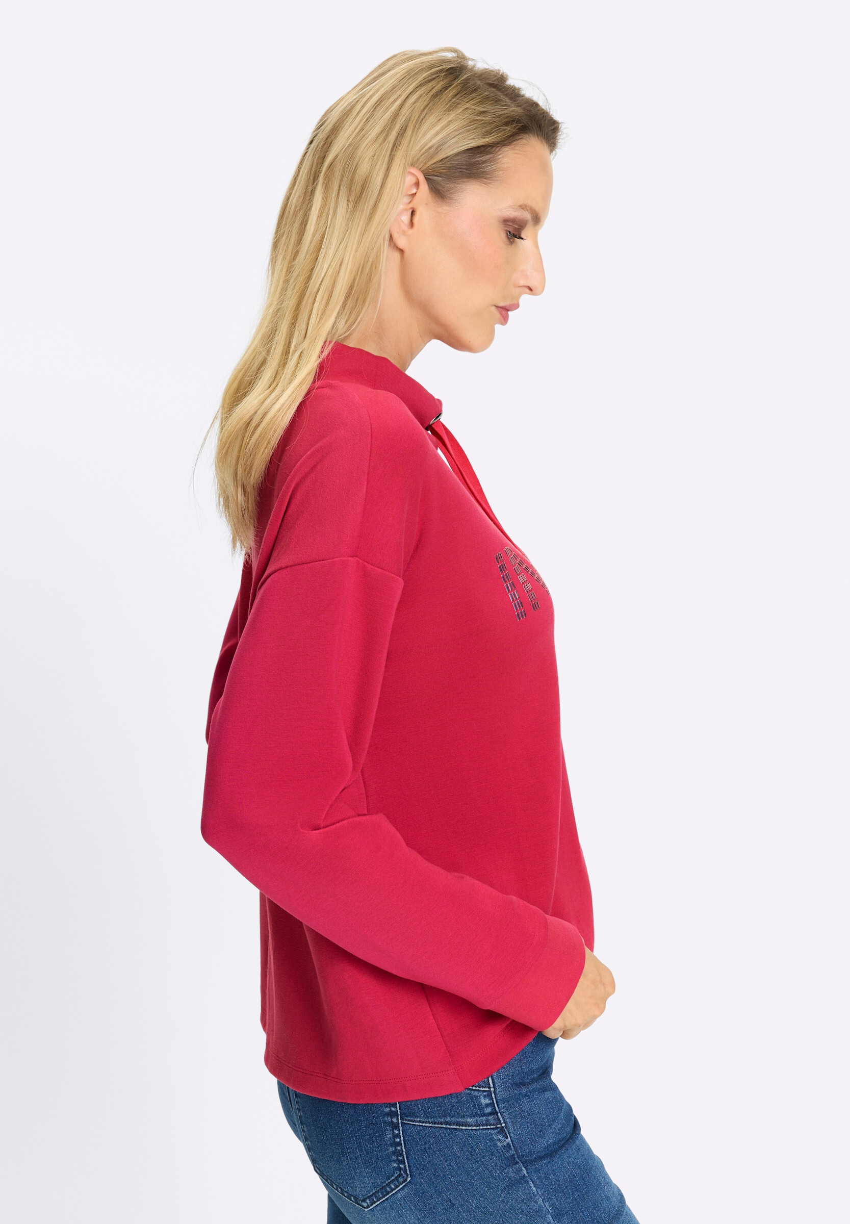 heine Sweatshirt »Sweatshirt Sweatshirt mit Stehkragen«
