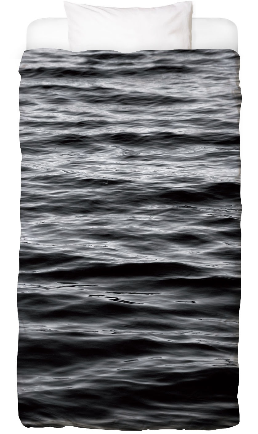 Juniqe Bettwäsche »Black Ocean«, In vielen weiteren Designs erhältlich