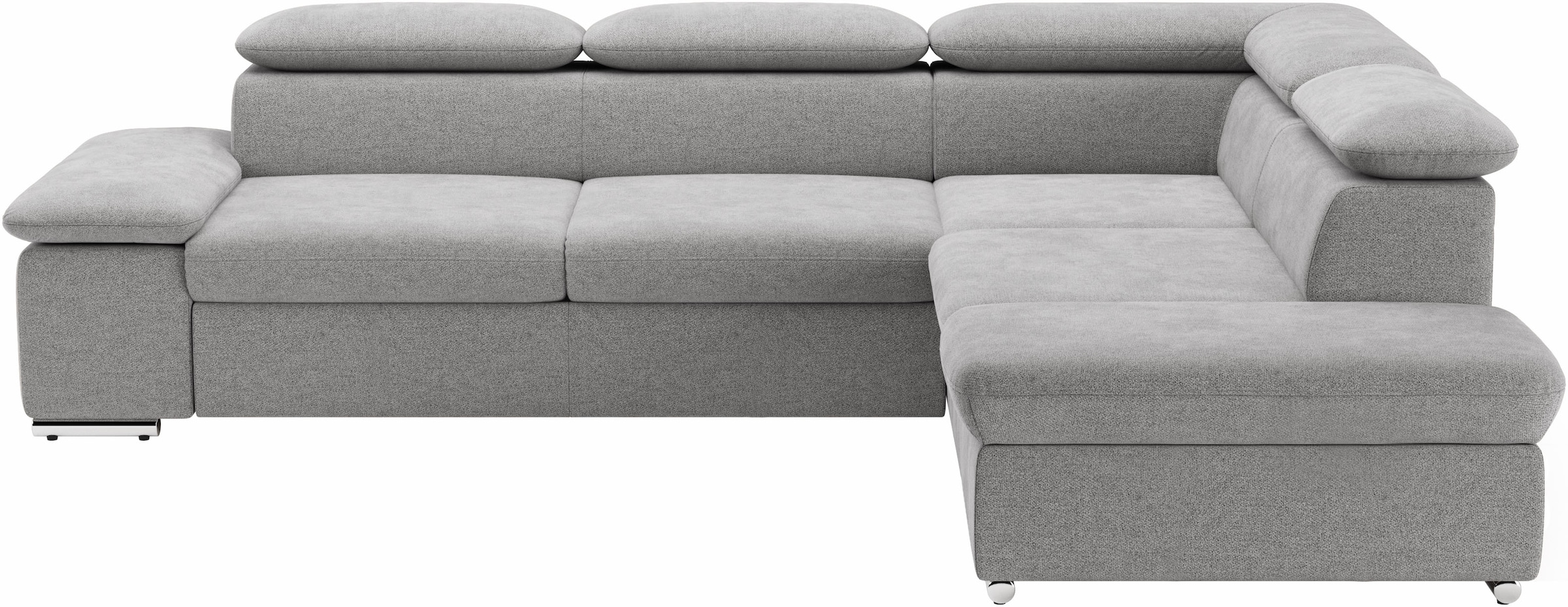 sit&more Ecksofa »Valentine L-Form, B: 272 cm« mit Arm- & Kopfteilverstellung, optional mit Bettfunktion