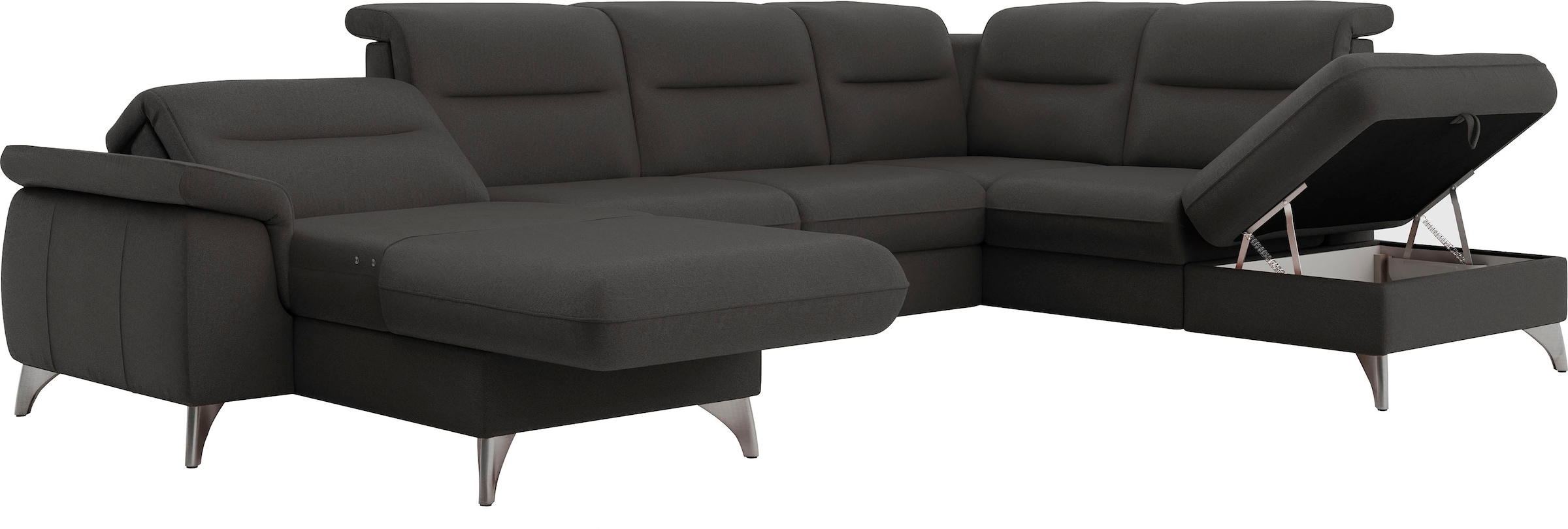 sit&more Wohnlandschaft »Astoria U-Form«, wahlweise mit motorischer Relaxfunktion