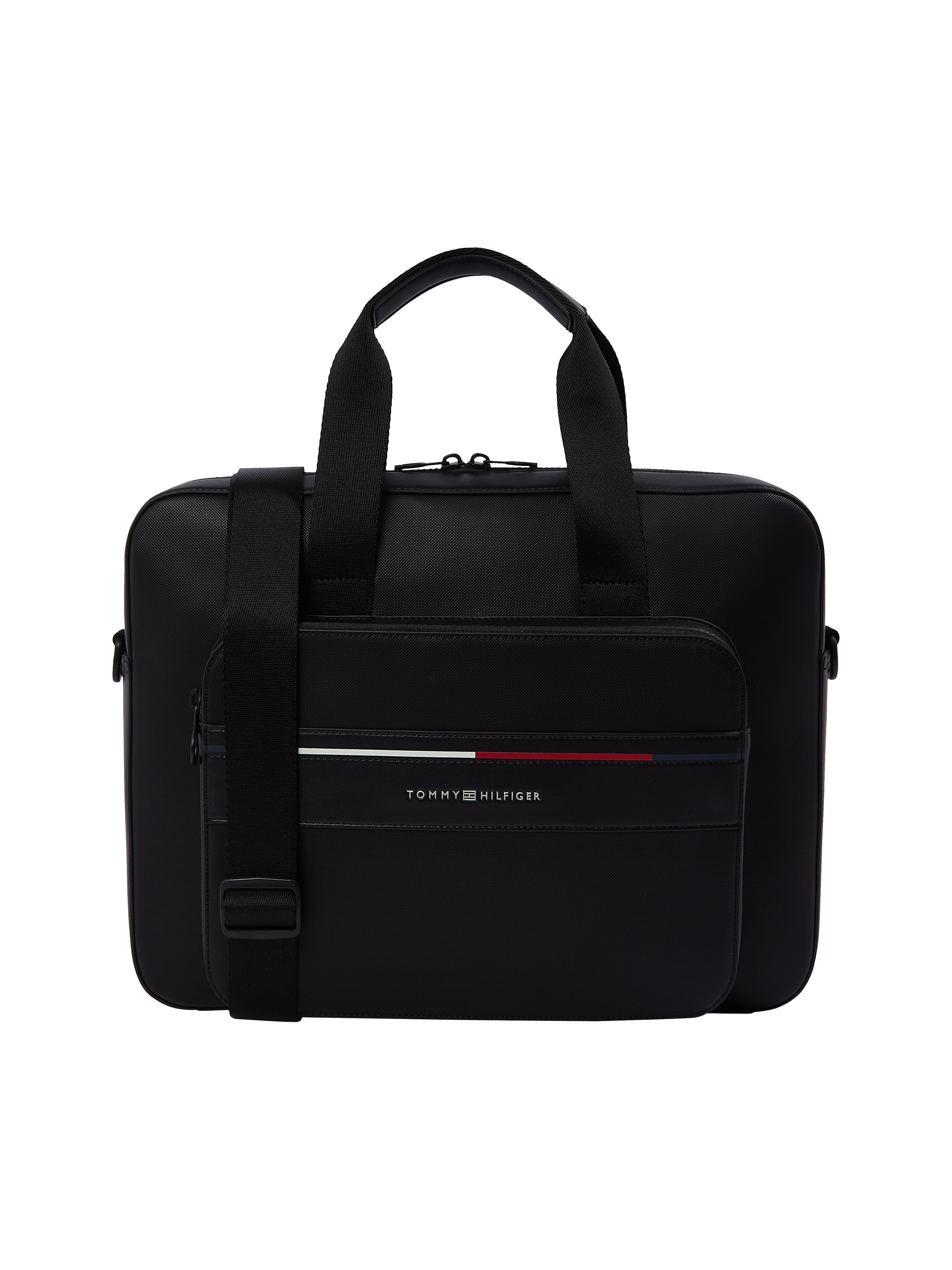 TOMMY HILFIGER Laptoptasche »TH FOUNDATION COMPUTER BAG«, Unisex Geschäftstasche, Umhängetasche,...