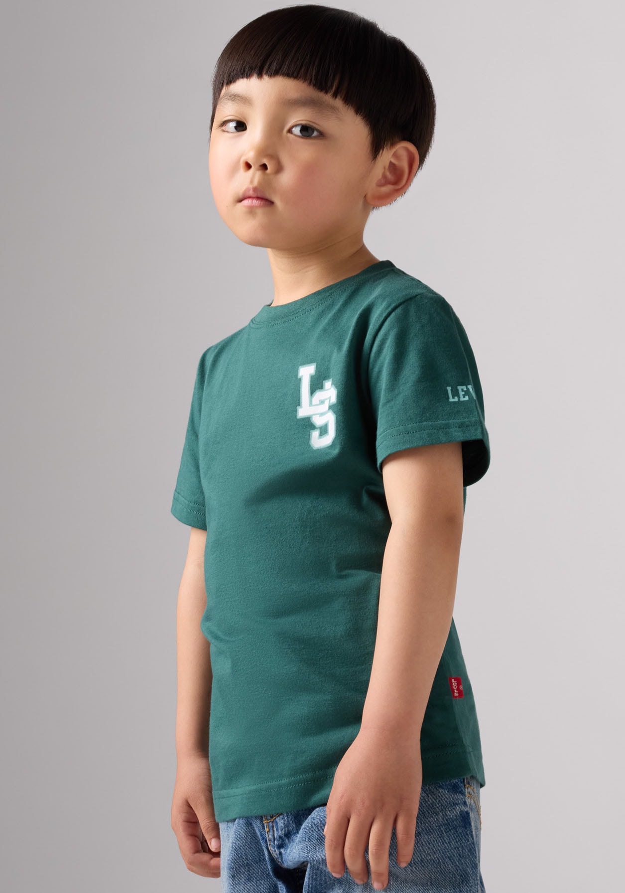 Levi's® Kids T-Shirt »LVB "LS" MONOGRAM TEE«, mit Markendruck for BOYS