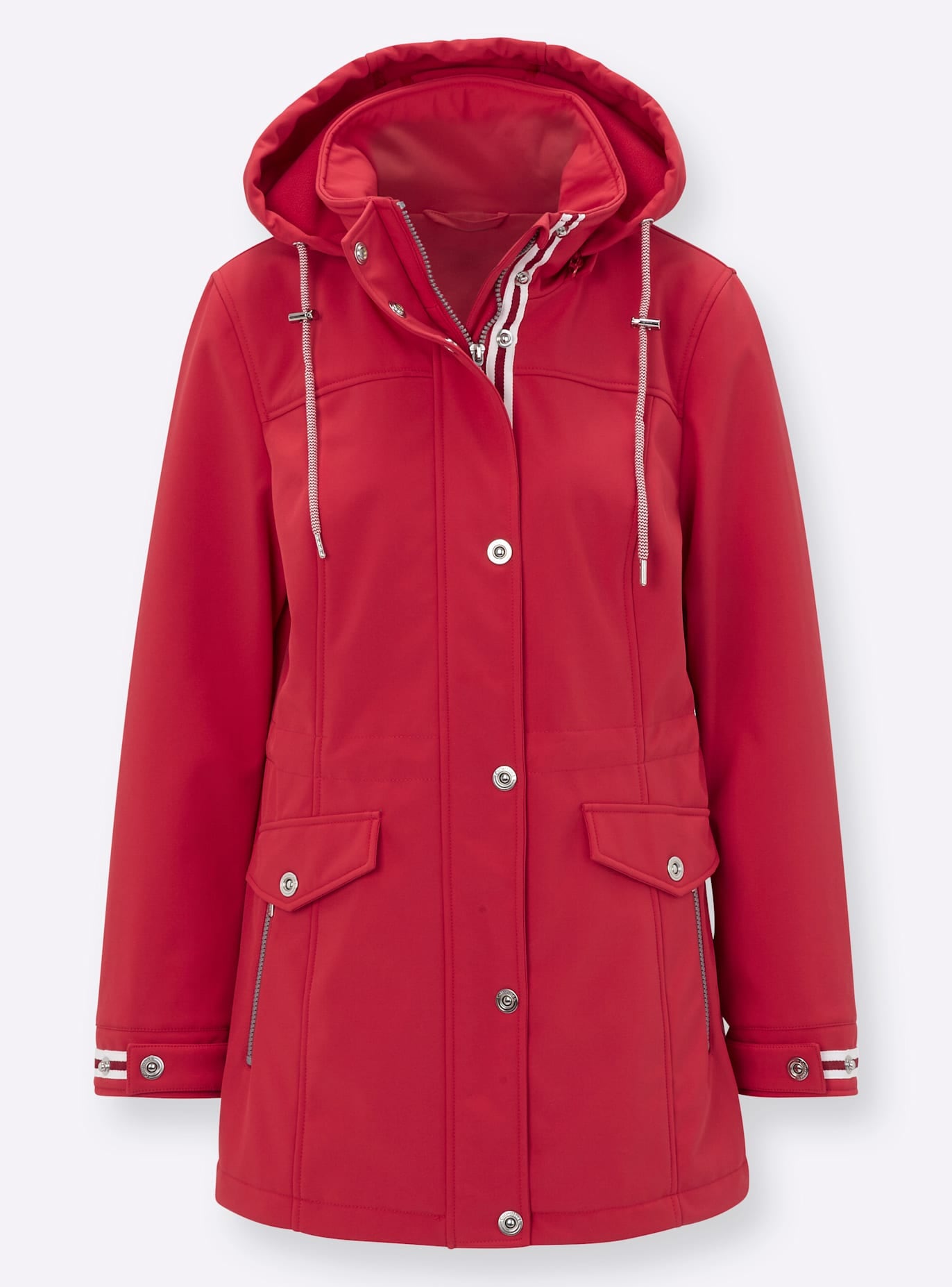Casual Looks Softshelljacke, mit Kapuze