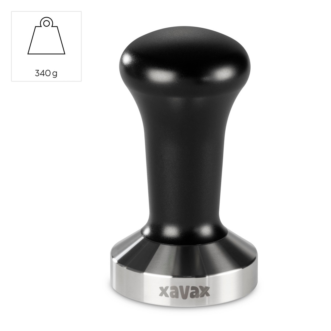 Xavax Tamper »Tamping-Set mit Tamper 51 mm«, (2 tlg.), Tamper mit Tampermatte