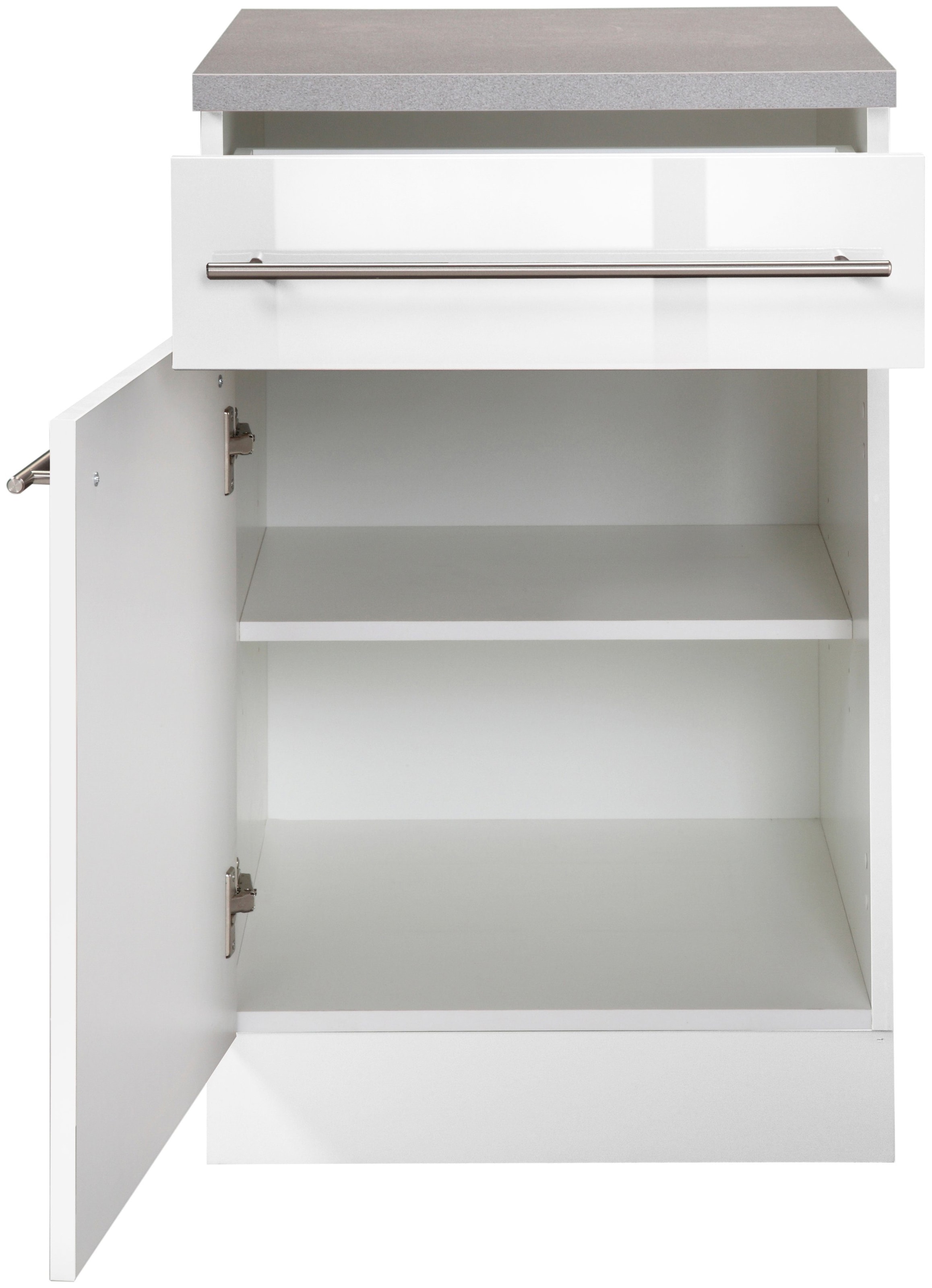 wiho Küchen Unterschrank »Chicago«, 60 cm breit, 1 Schubkasten und 1 Tür