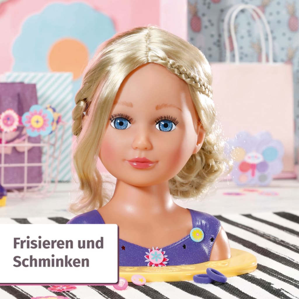 Baby Born Frisier- & Schminkkopf »Sister Styling Head, lila«