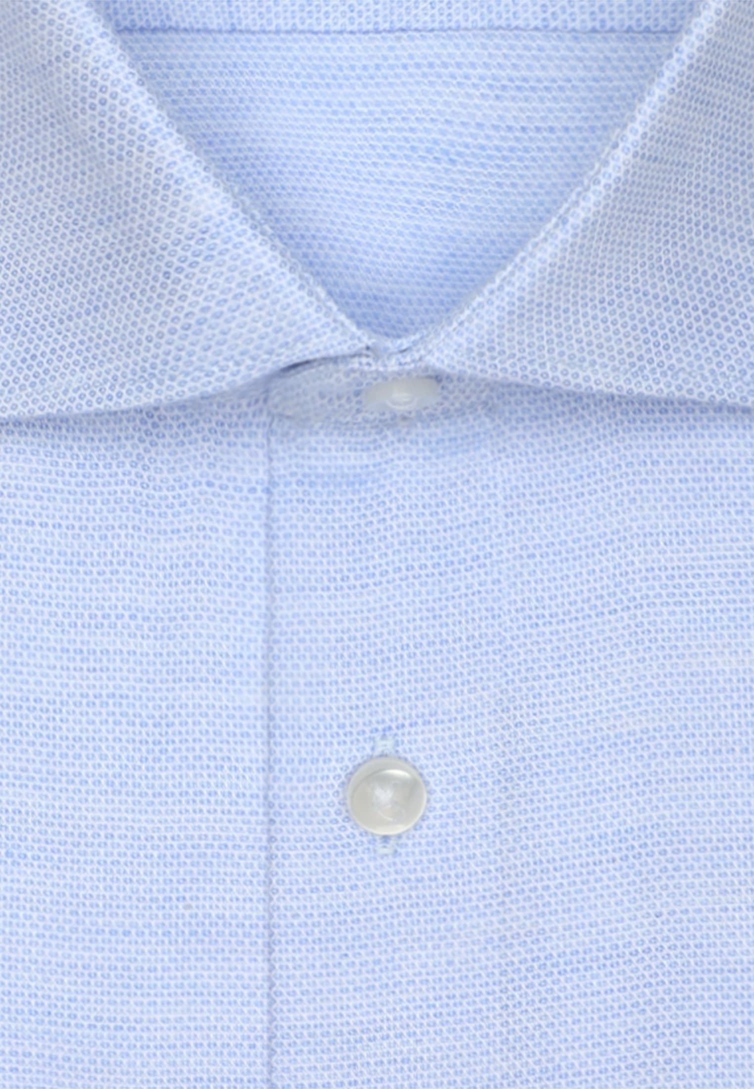 seidensticker Flanellhemd »Schwarze Rose« Shaped 1/1 Kentkragen Struktur