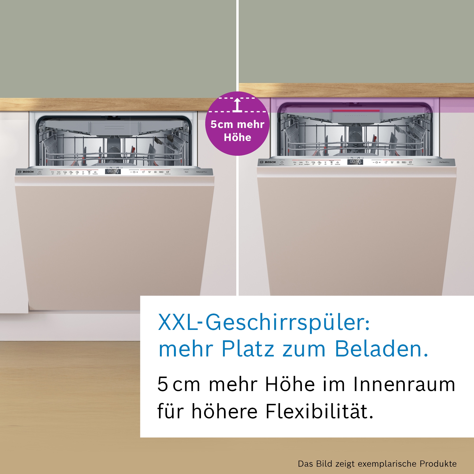 BOSCH vollintegrierbarer Geschirrspüler XXL, Serie 4 »SBV4ECX21E«, 14 Maßgedecke